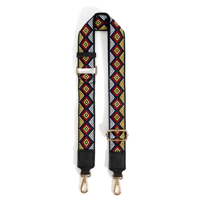 Wholesaler Auren - Fancy leather-trimmed cotton shoulder strap