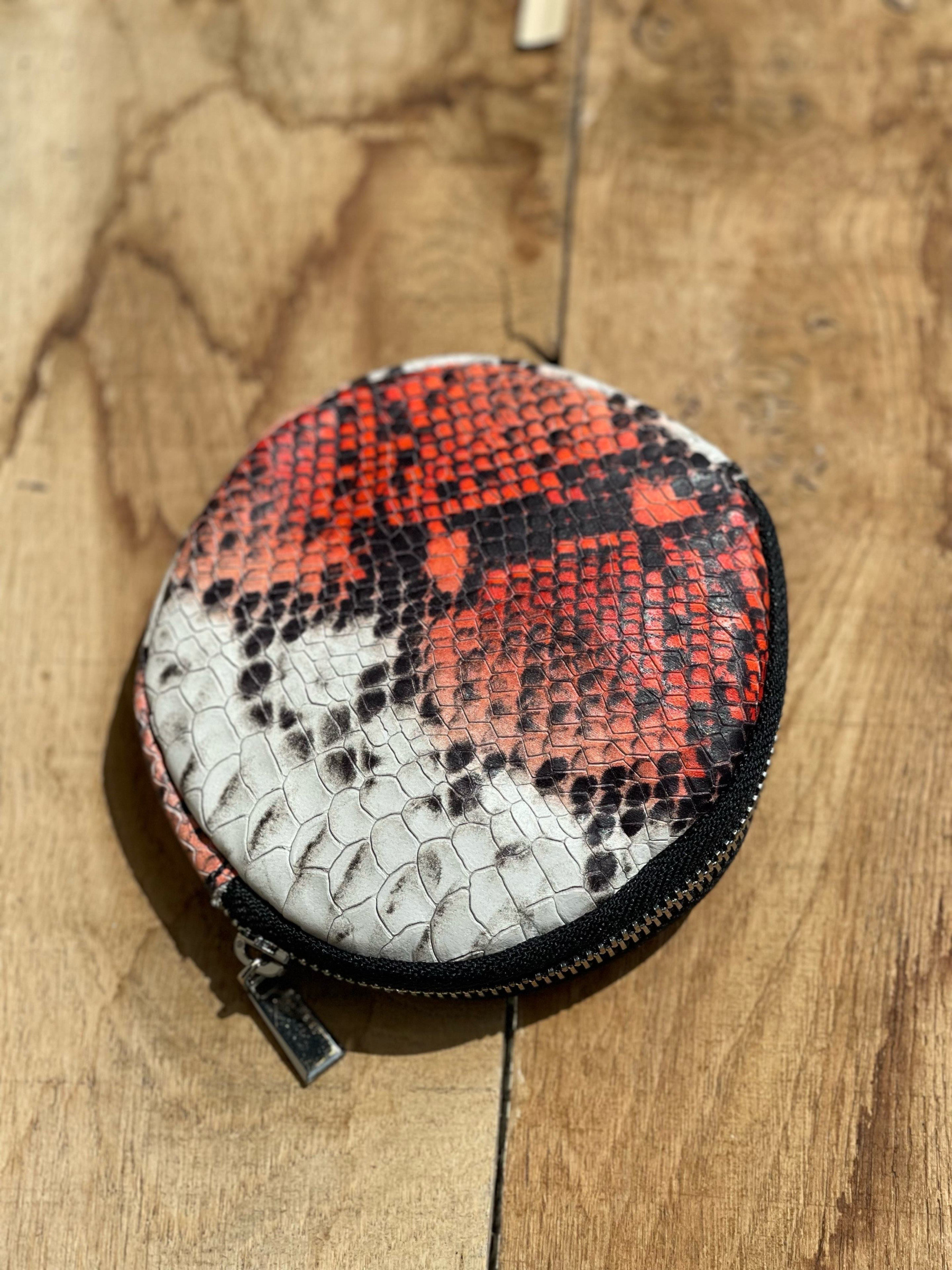 Mayorista Auren - Monedero IT6333 de cuero de vaca dividido, fabricado en Italia.