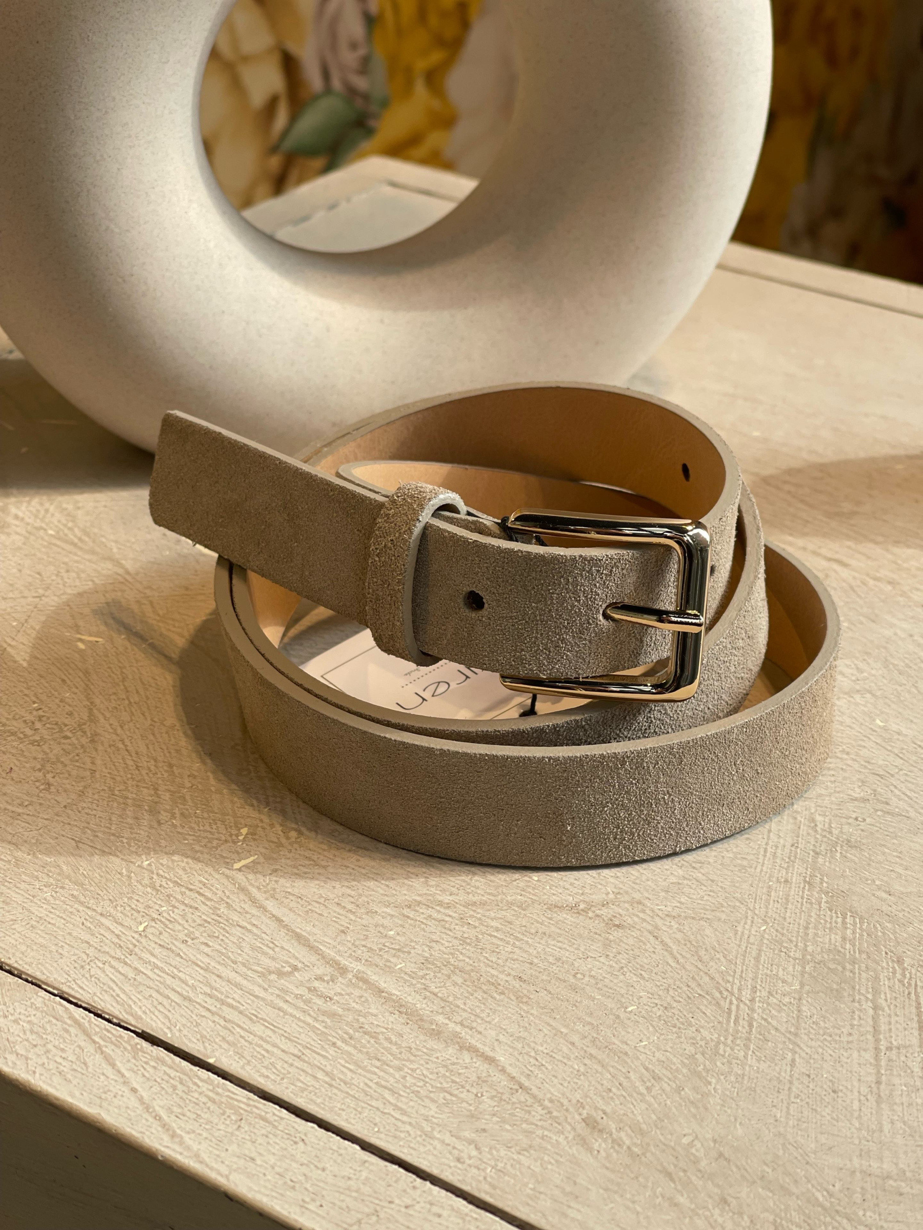 Mayorista Auren - Cinturón de cuero de vaca auténtico, fabricado en Italia.