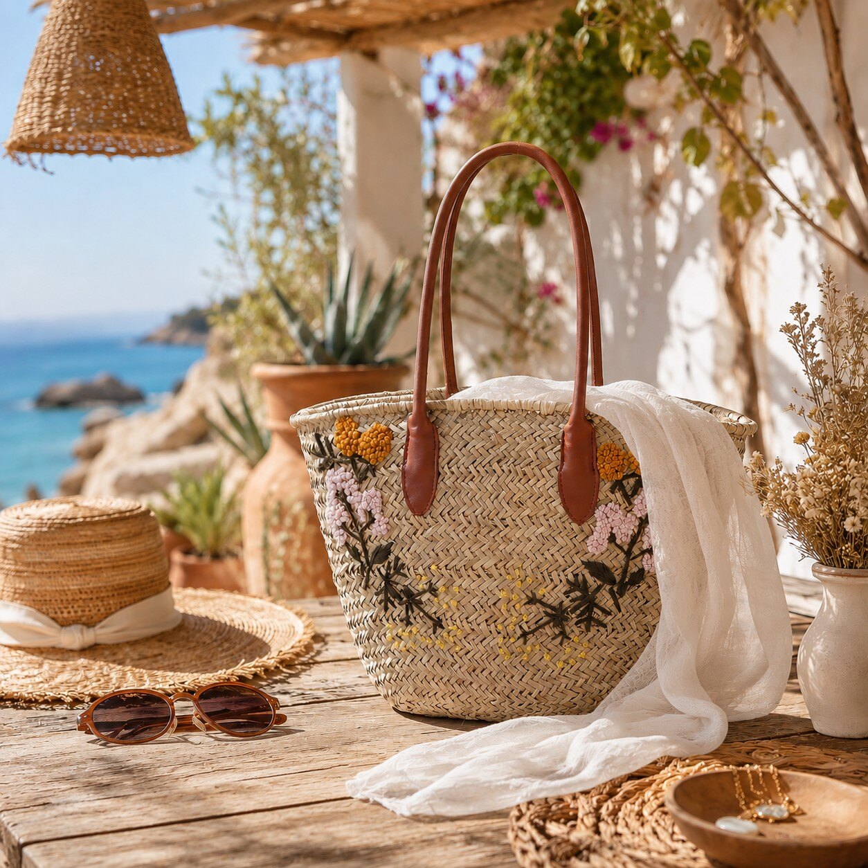 Wholesaler Auren - Straw basket