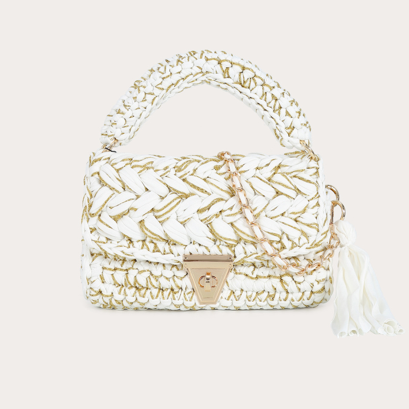 Wholesaler Auren - Cotton braided handbag / crossbody bag