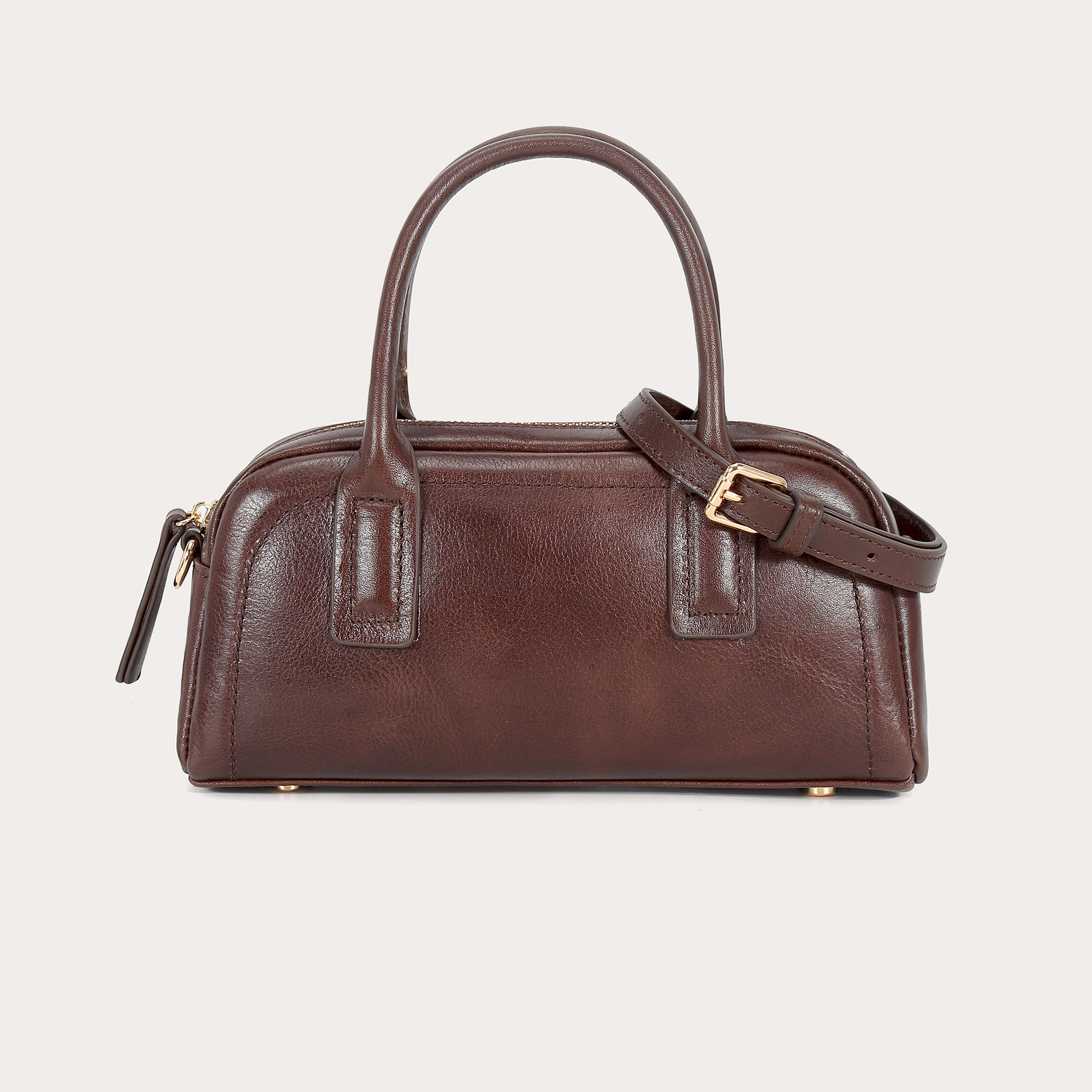 Wholesaler Auren - Handbag / crossbody baguette in cow leather