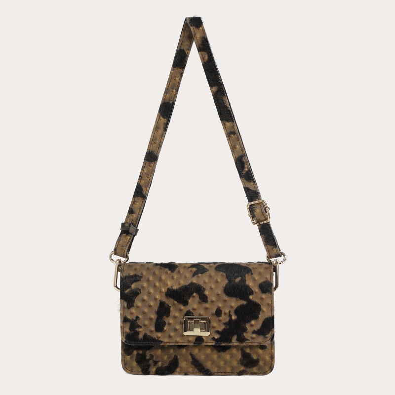 Wholesaler Auren - Crossbody bag with flap in cowhide leather