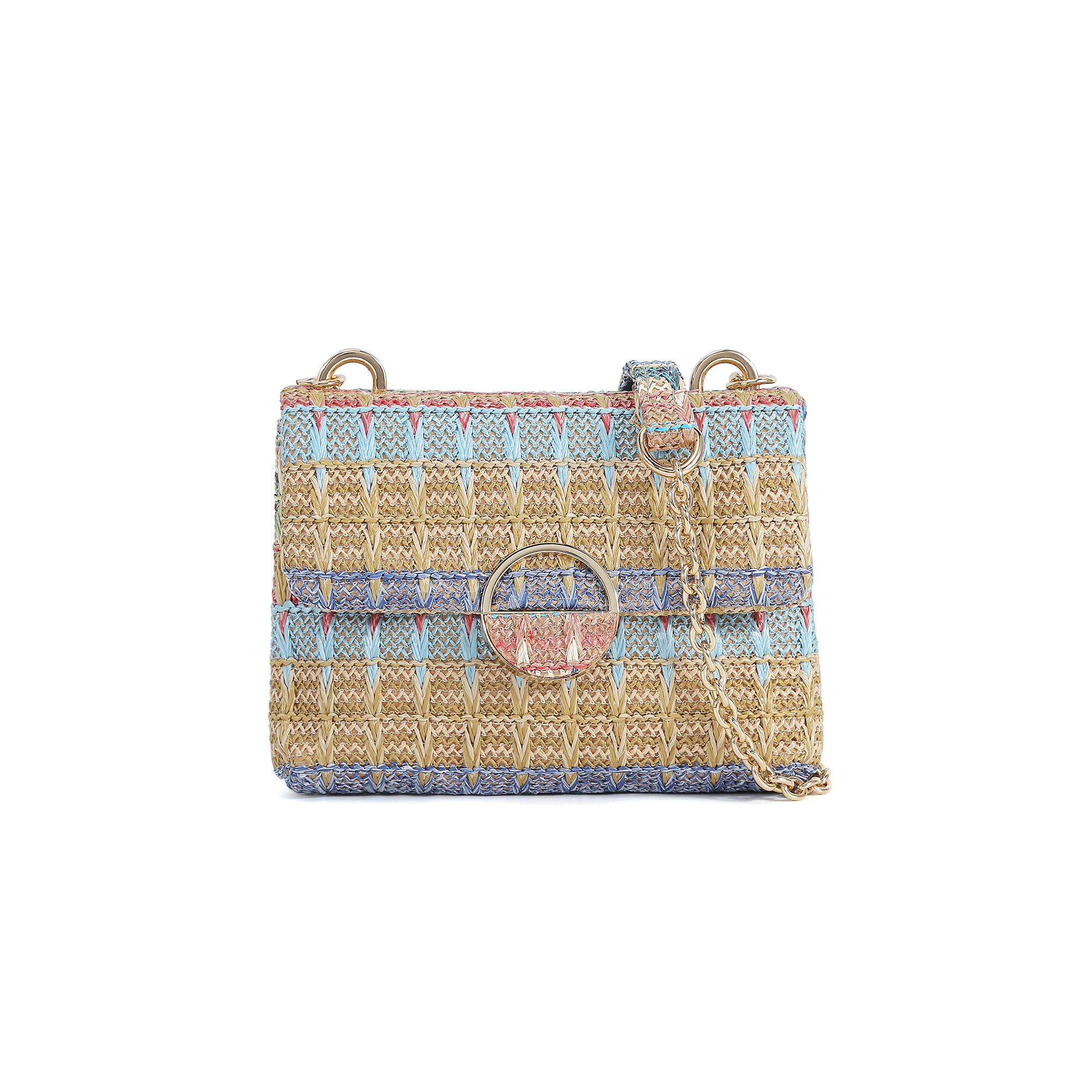 Wholesaler Auren - Crossbody bag in polyester straw effect