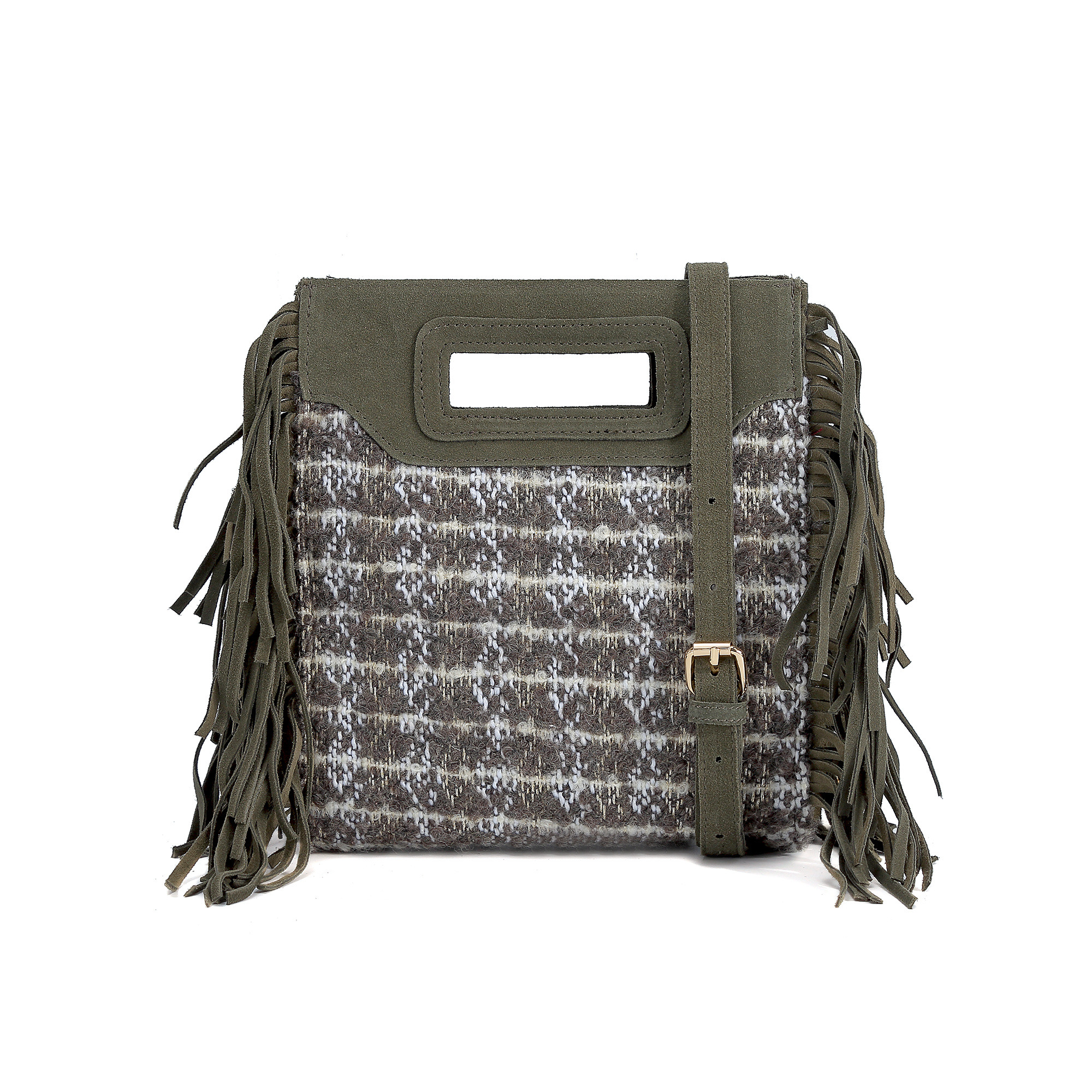 Wholesaler Auren - Bag worn into a leather crust garnished cotton
