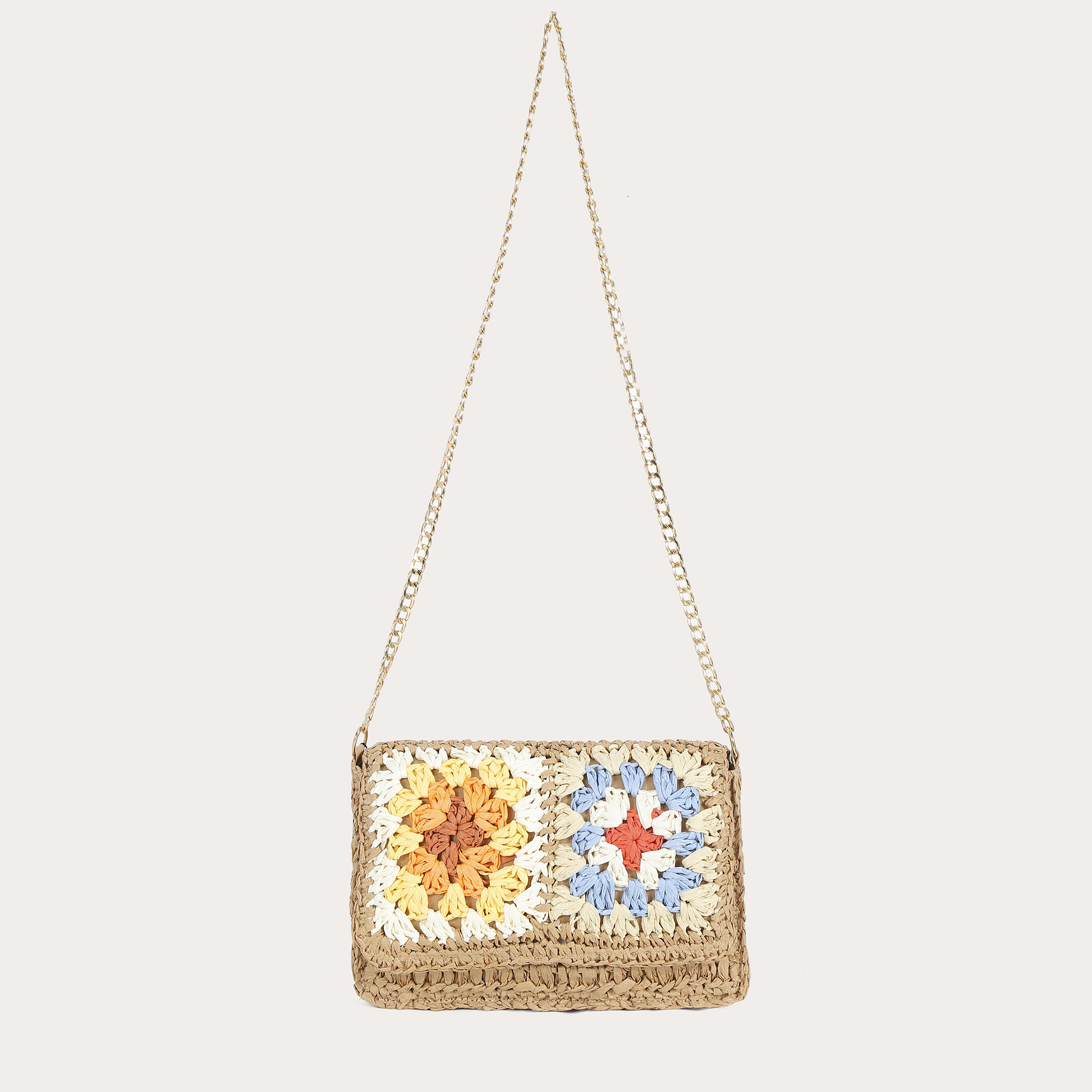 Wholesaler Auren - Bag worn through straw chain