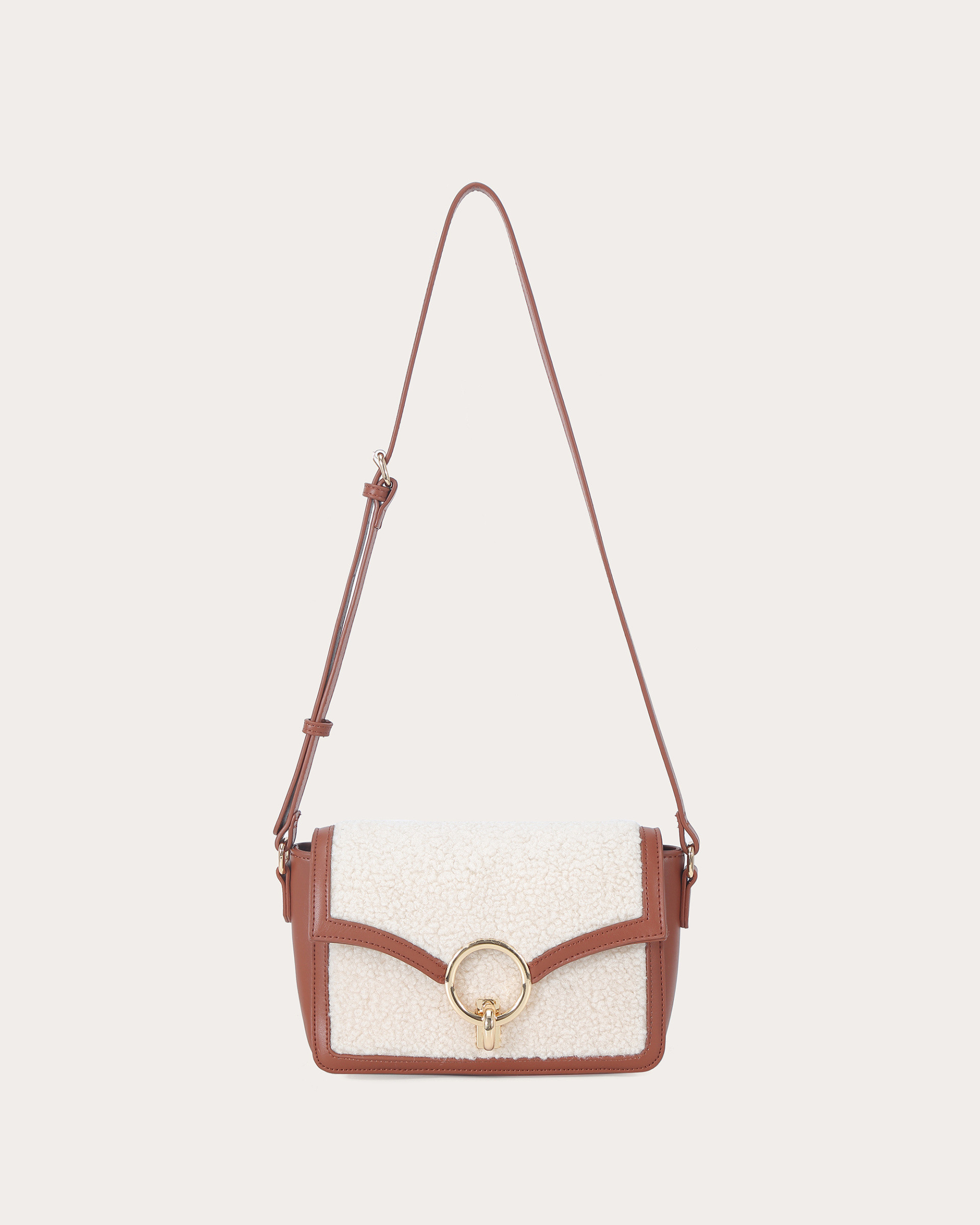 Wholesaler Auren - Crossbody bag in synthetic material with trim. polyester