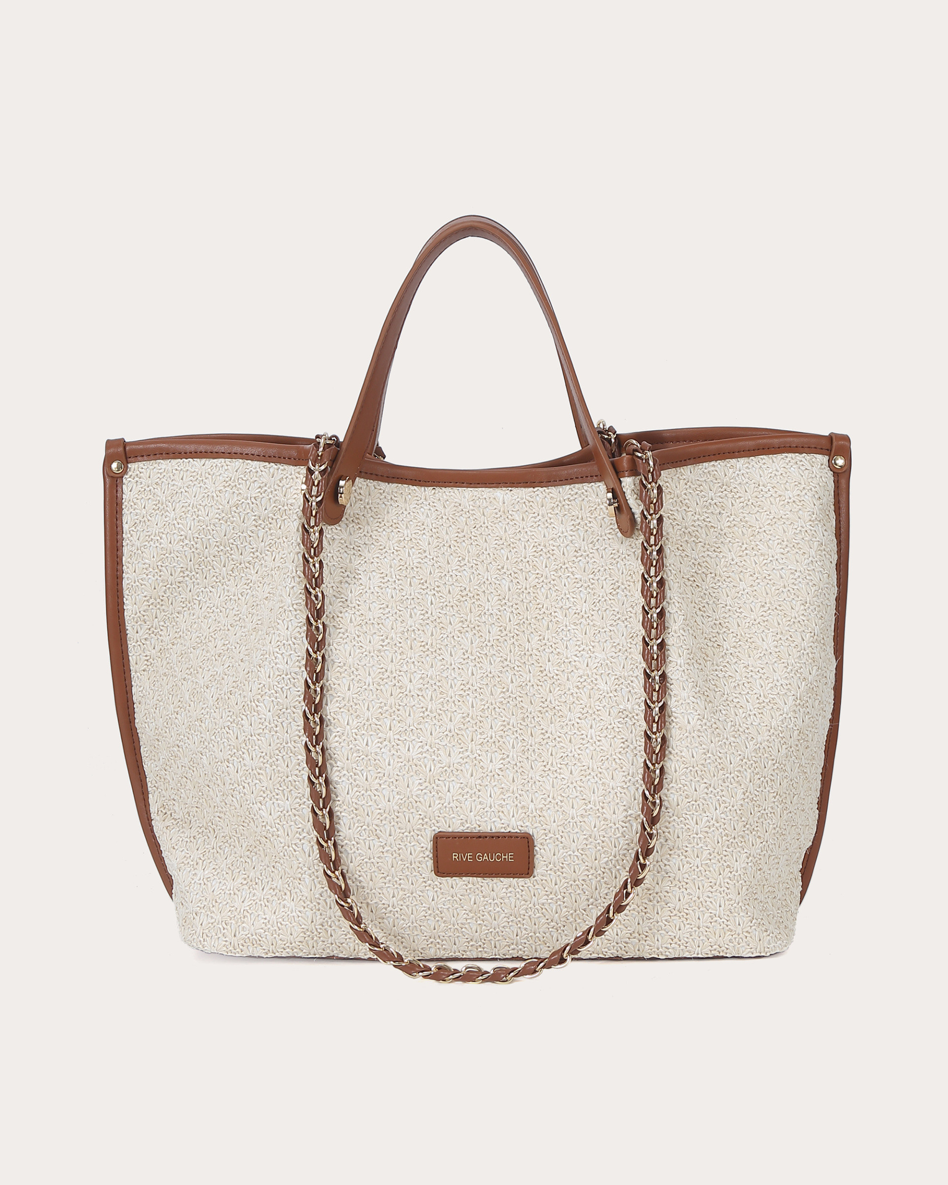 Großhändler Auren - Schultertasche aus Polyester mit synthetischem Besatz