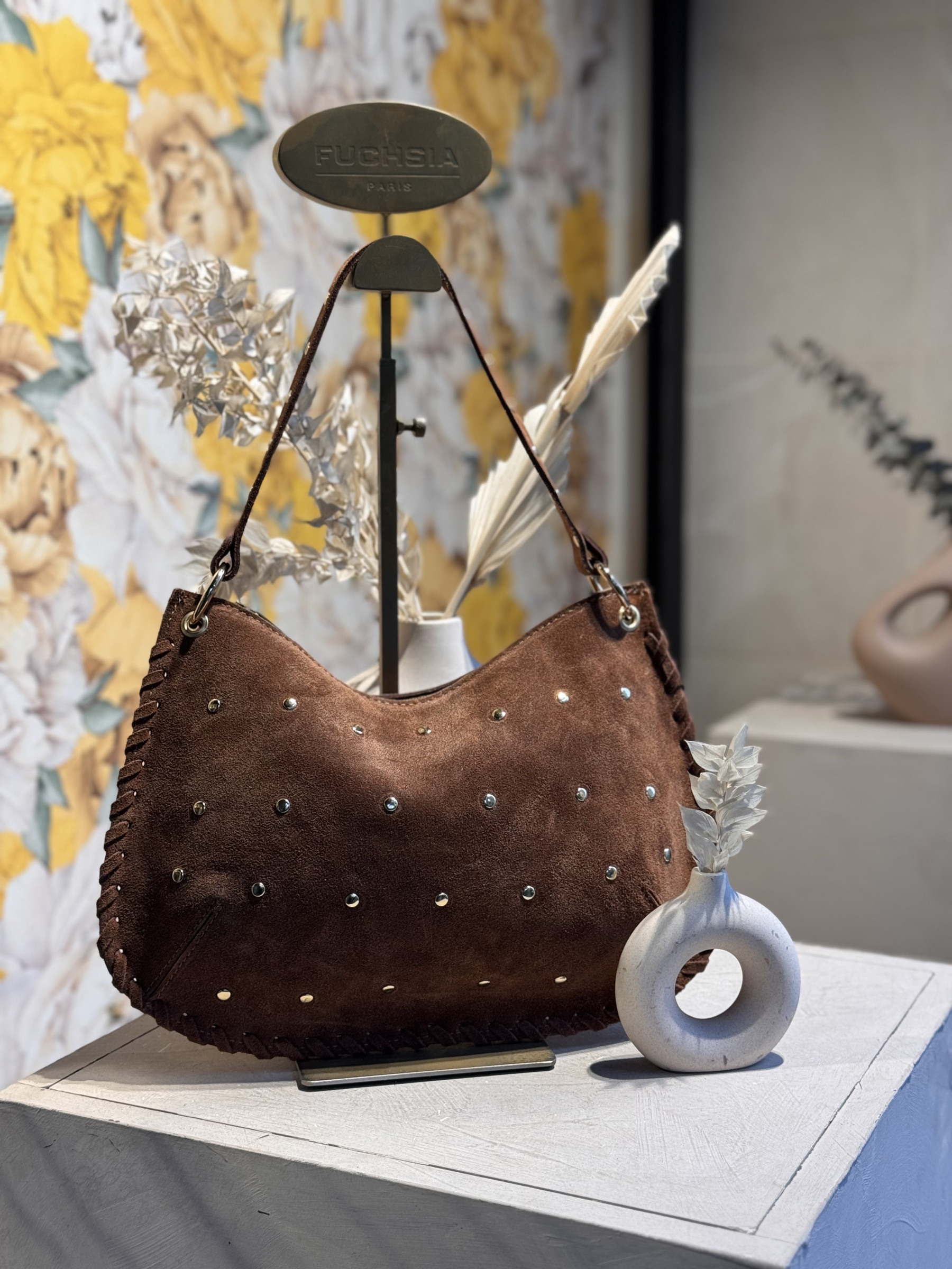 Wholesaler Auren - Shoulder bag in split leather