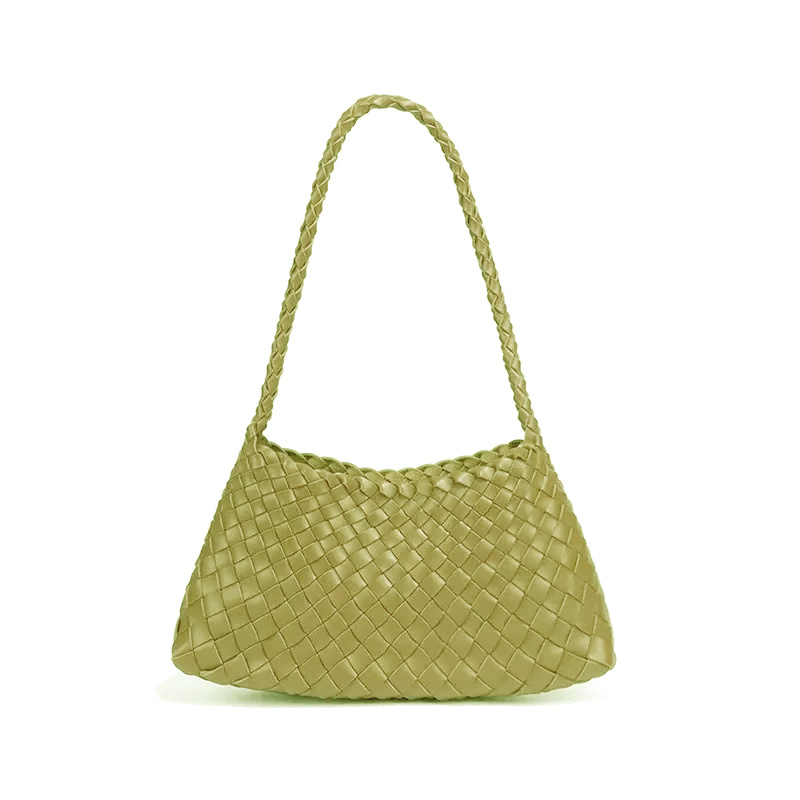 Großhändler Auren - Geflochtene Schultertasche aus Synthetik