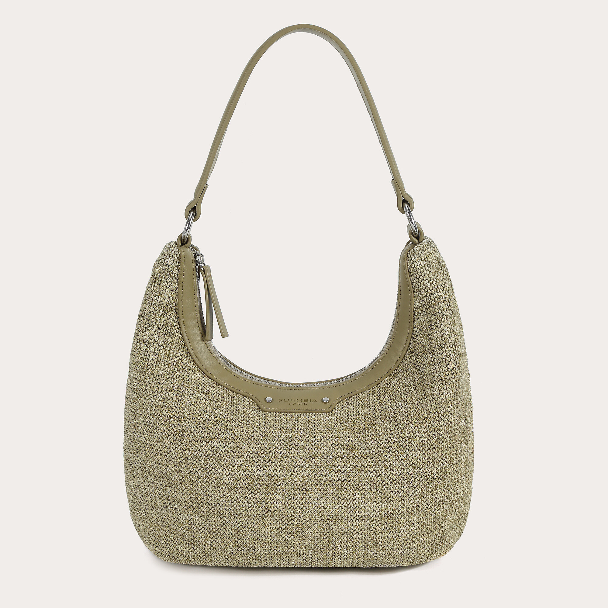 Großhändler Auren - Schultertasche aus Polyester mit synthetischem Besatz