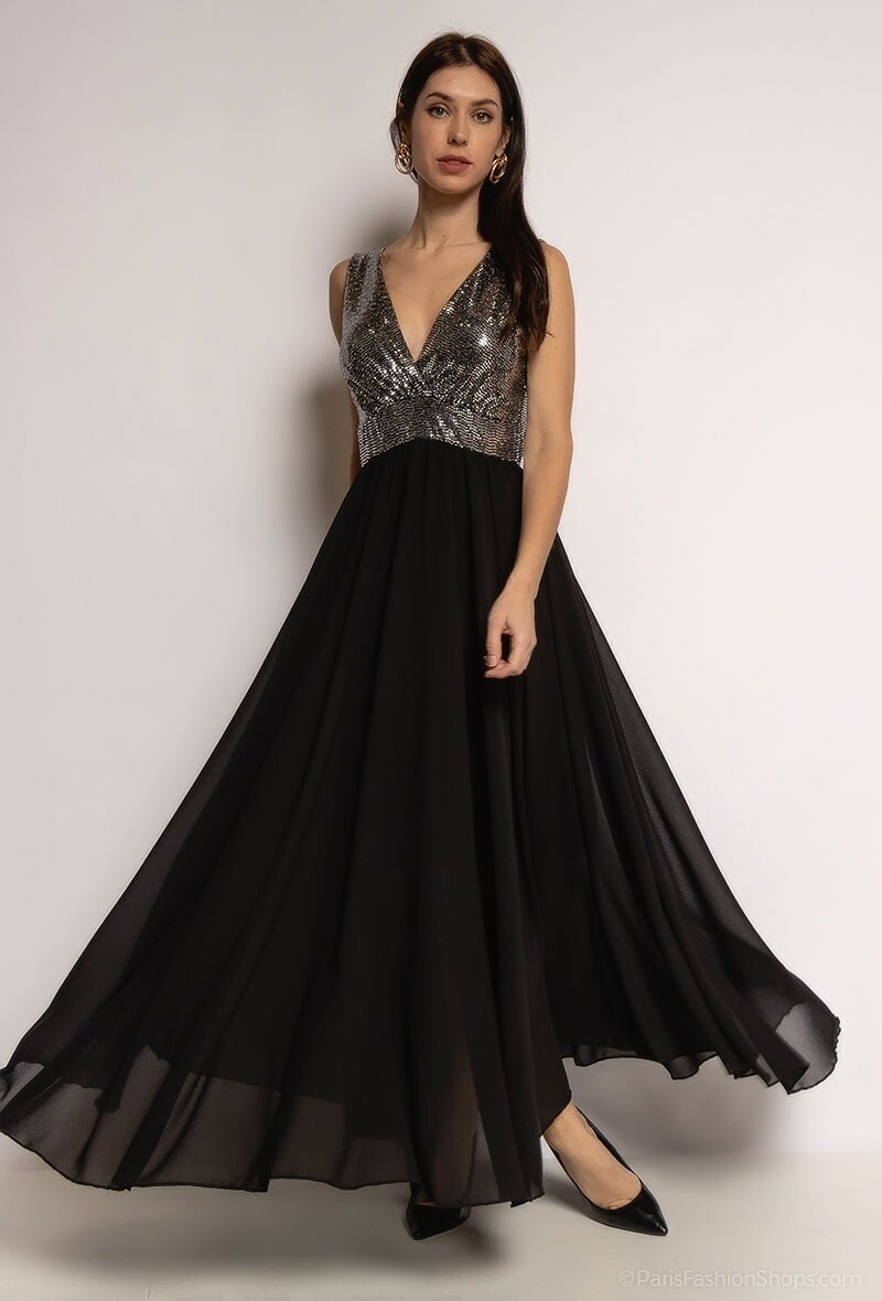 Wholesaler Axange - Maxi reflective dress