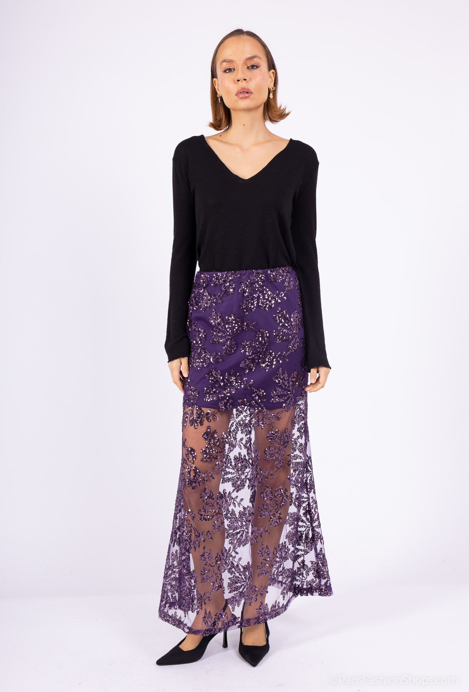 Jupe élégante en polyester, idéale pour automne/hiver, fabriquée en Chine, parfaite pour toute occasion.