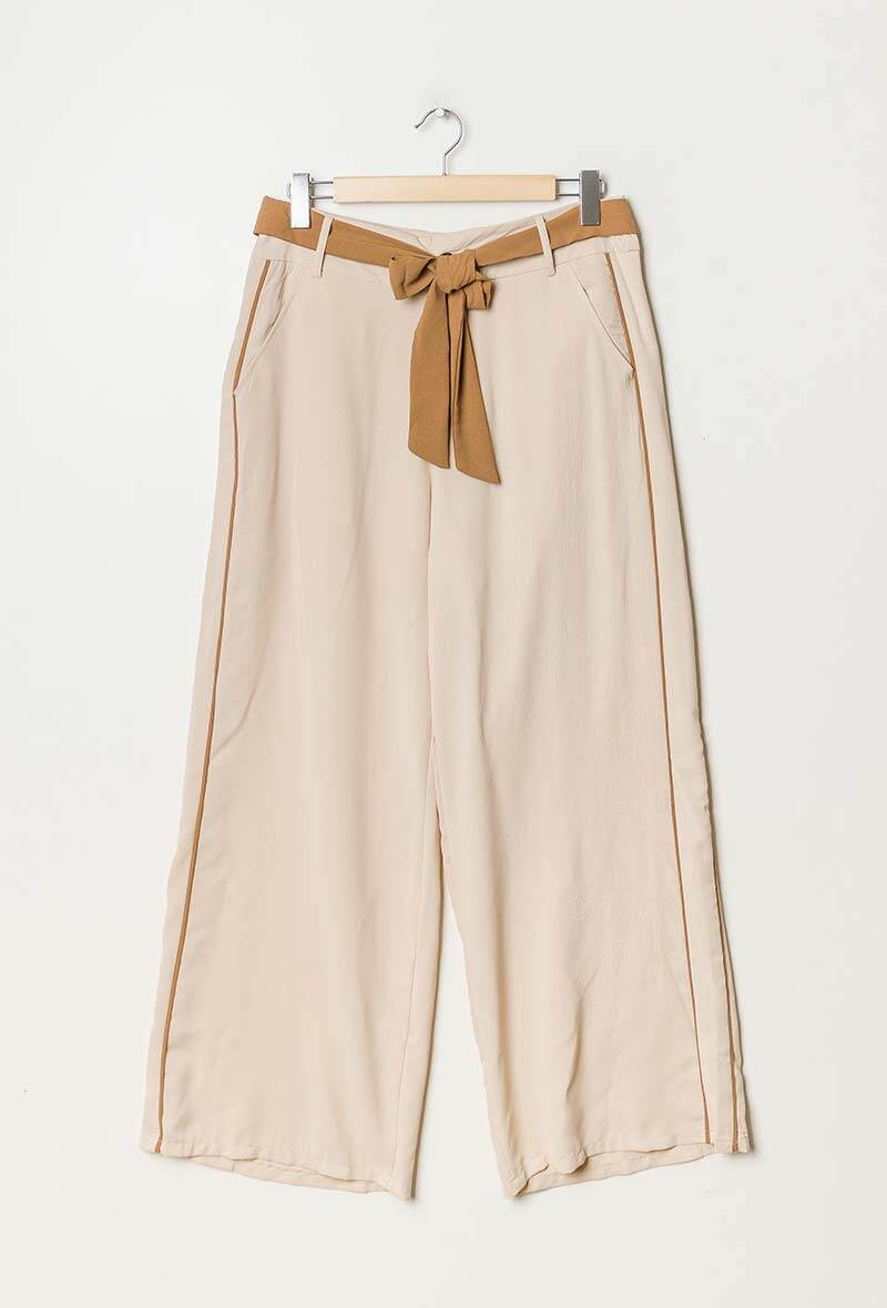 Grossiste Azaka II - Pantalon fluide avec bandes latérales
