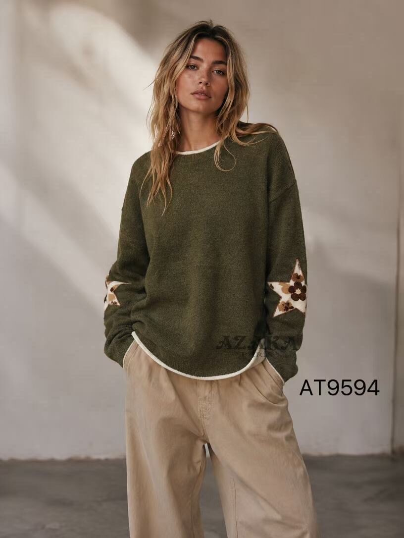 Grossiste Azaka II - Pull à motif étoile
