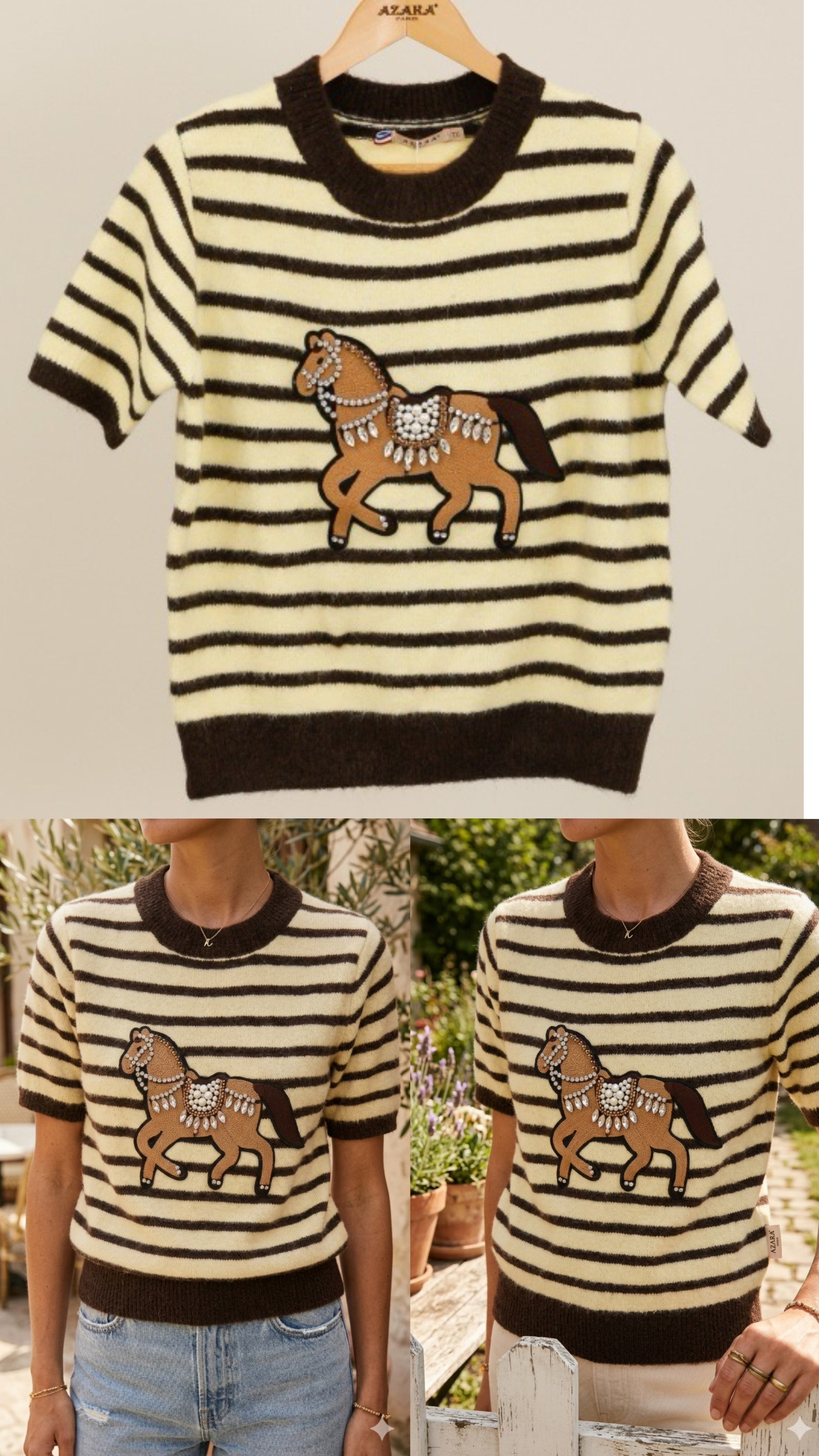 Grossista Azaka II - Maglione a righe