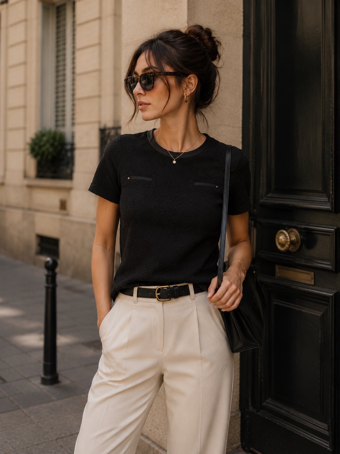 Grossiste Azaka II - T-shirt texturé zippé