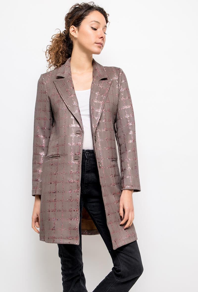 Wholesaler Azaka II - Shiny check jacket