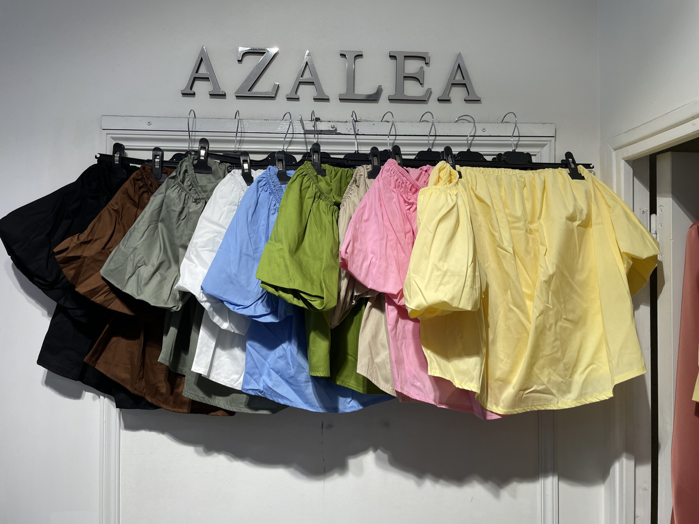 Grossiste Azalea - Top bustier popline