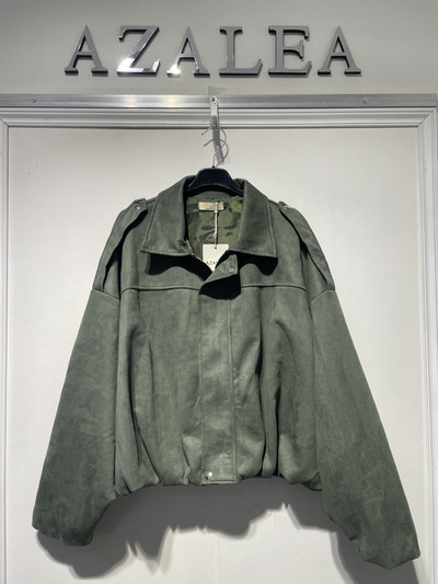 Grossiste Azalea - Veste suédine ouversize Grossiste Azalea - Veste suédine ouversize