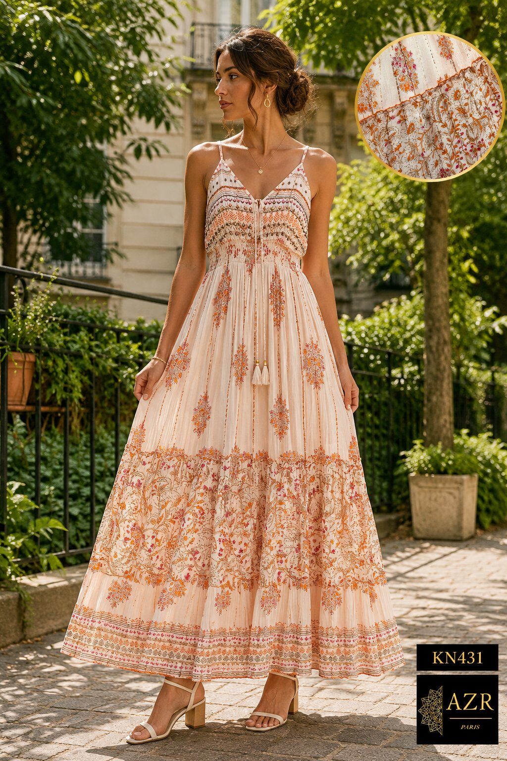Mayorista AZR PARIS - Vestido Largo Bohemio ‘Jasmine’