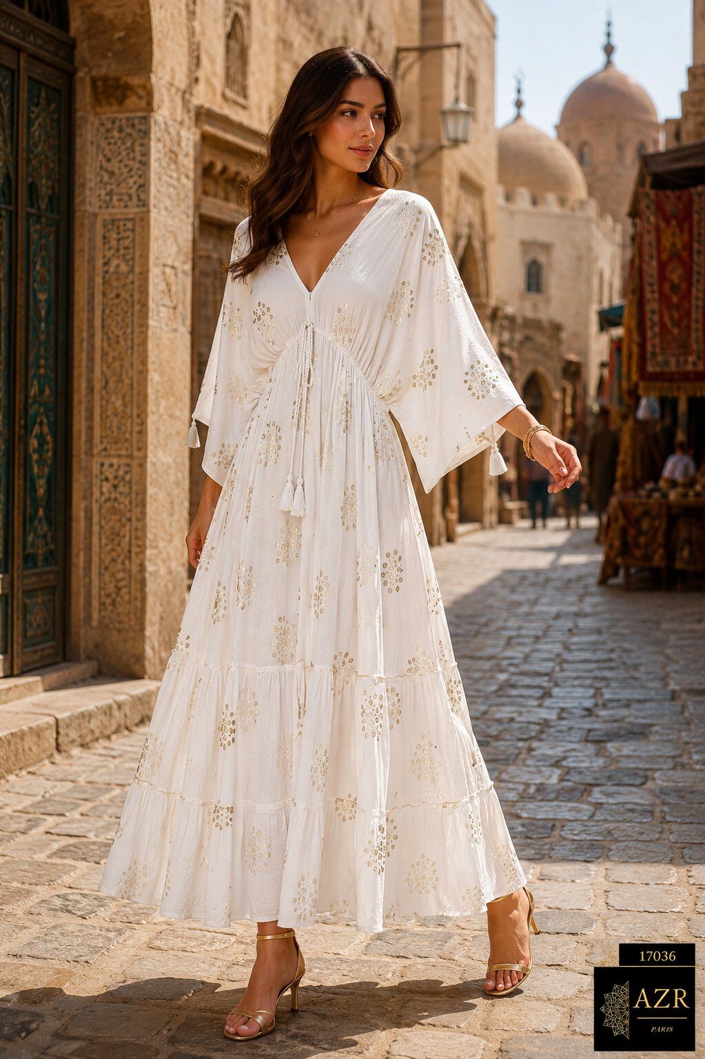 Mayorista AZR PARIS - Vestido Largo Bohemio ‘Siquine’
