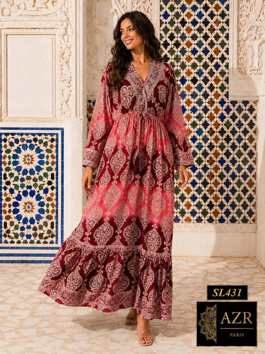 Grossiste AZR PARIS - Robe Soie ‘Pella’