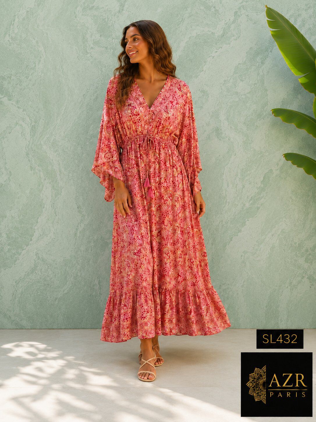 Grossiste AZR PARIS - Robe Soie ’Chaya’