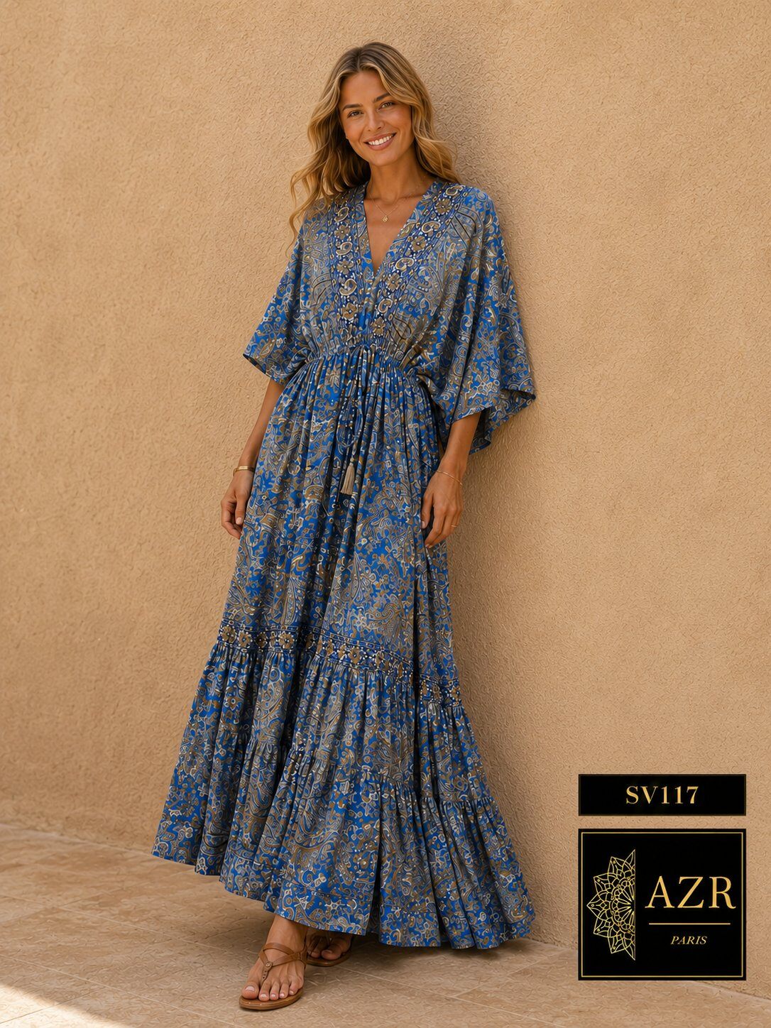 Grossiste AZR PARIS - Robe Soie ‘Gardenia’