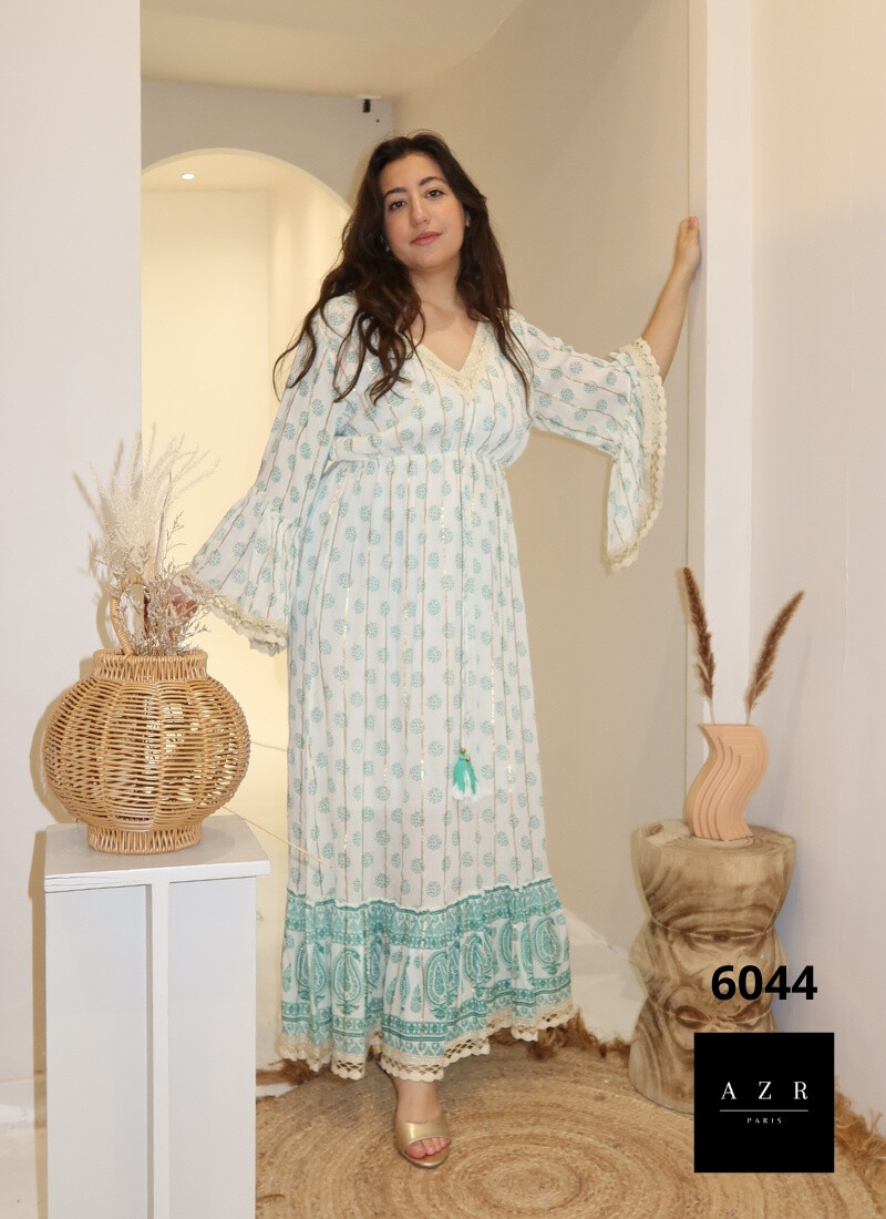 Wholesaler AZR PARIS - Bohemian Long Dress 'Jasmine'