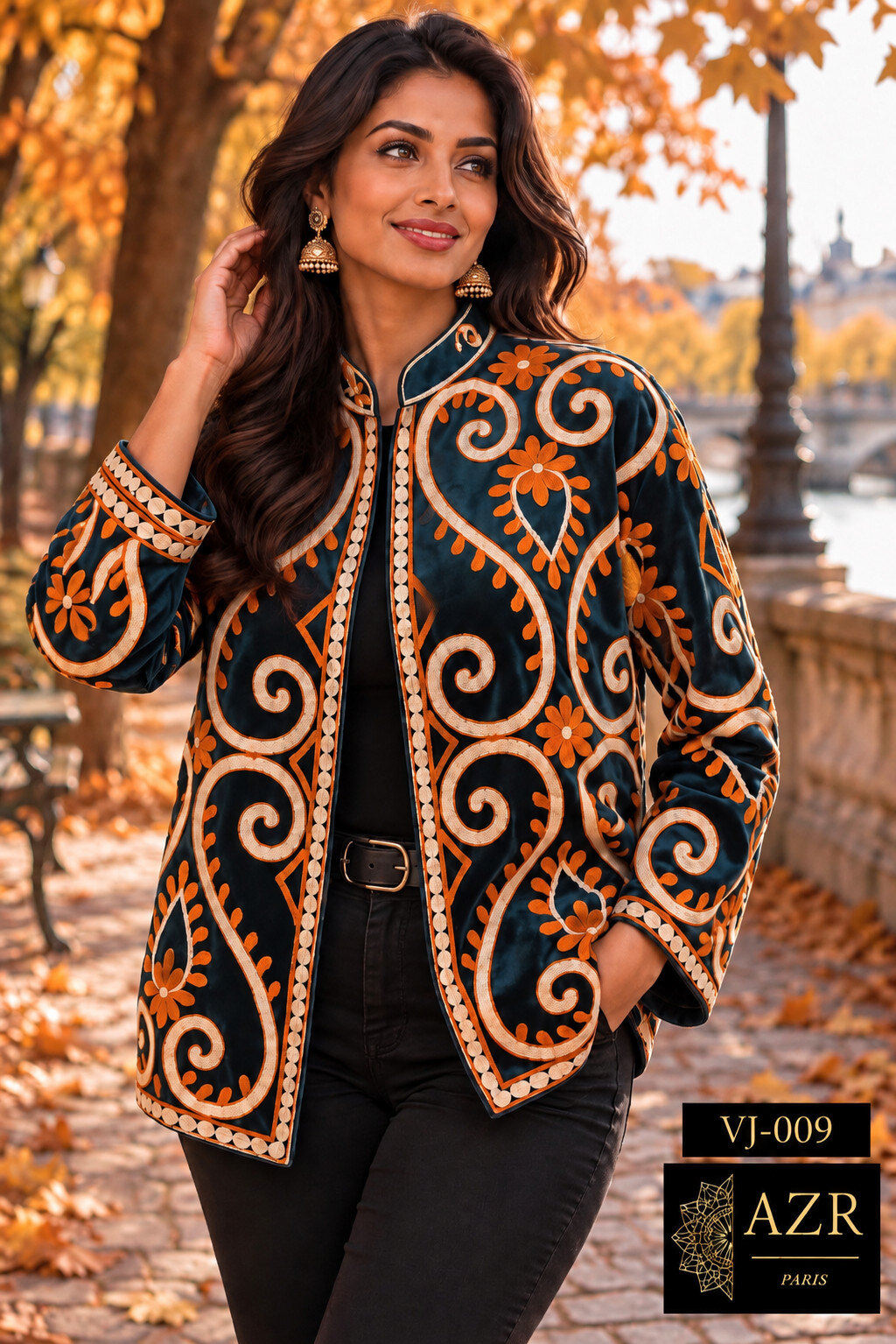 Mayorista AZR PARIS - Chaqueta de Terciopelo Bohemia