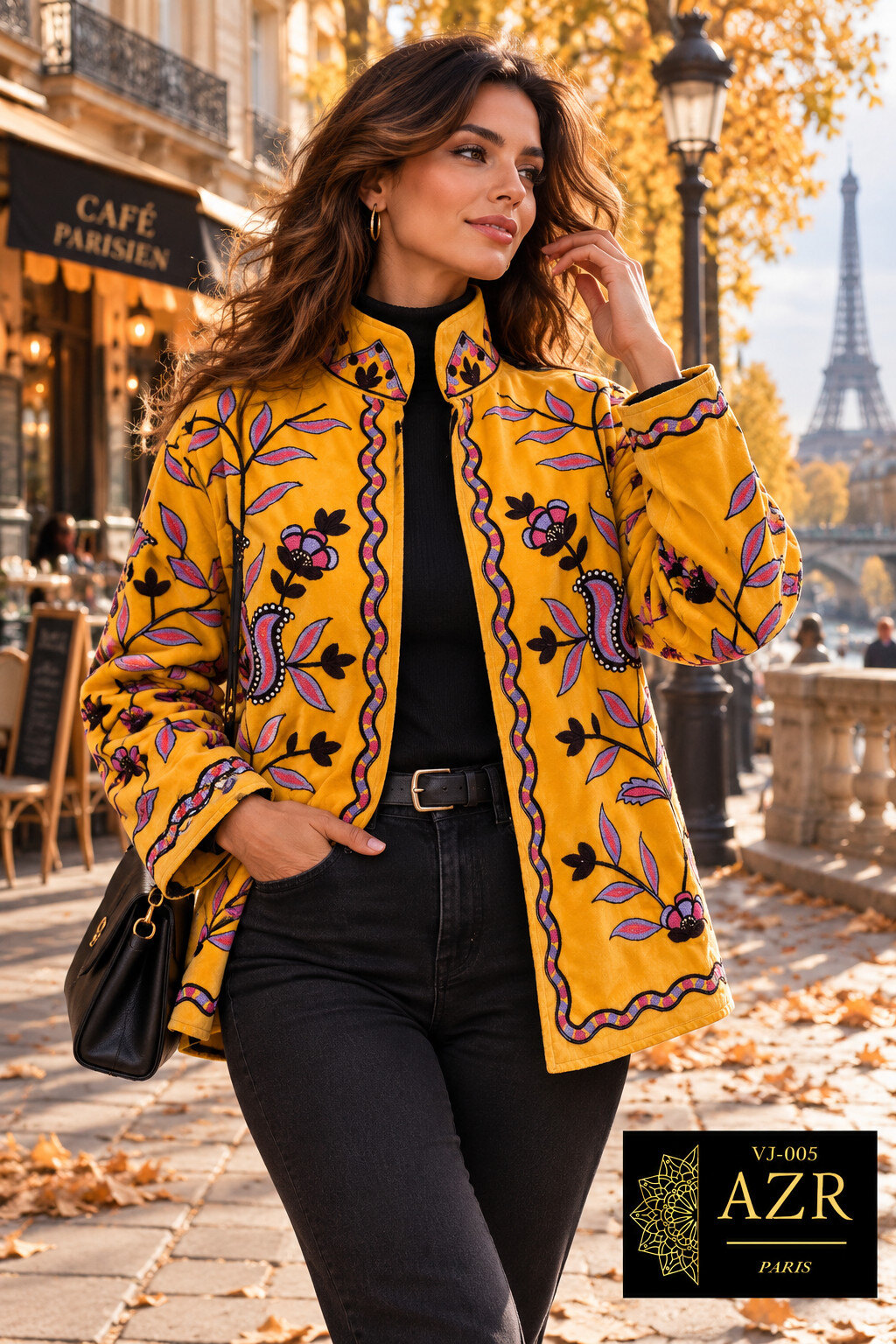 Mayorista AZR PARIS - Chaqueta de Terciopelo Bohemia