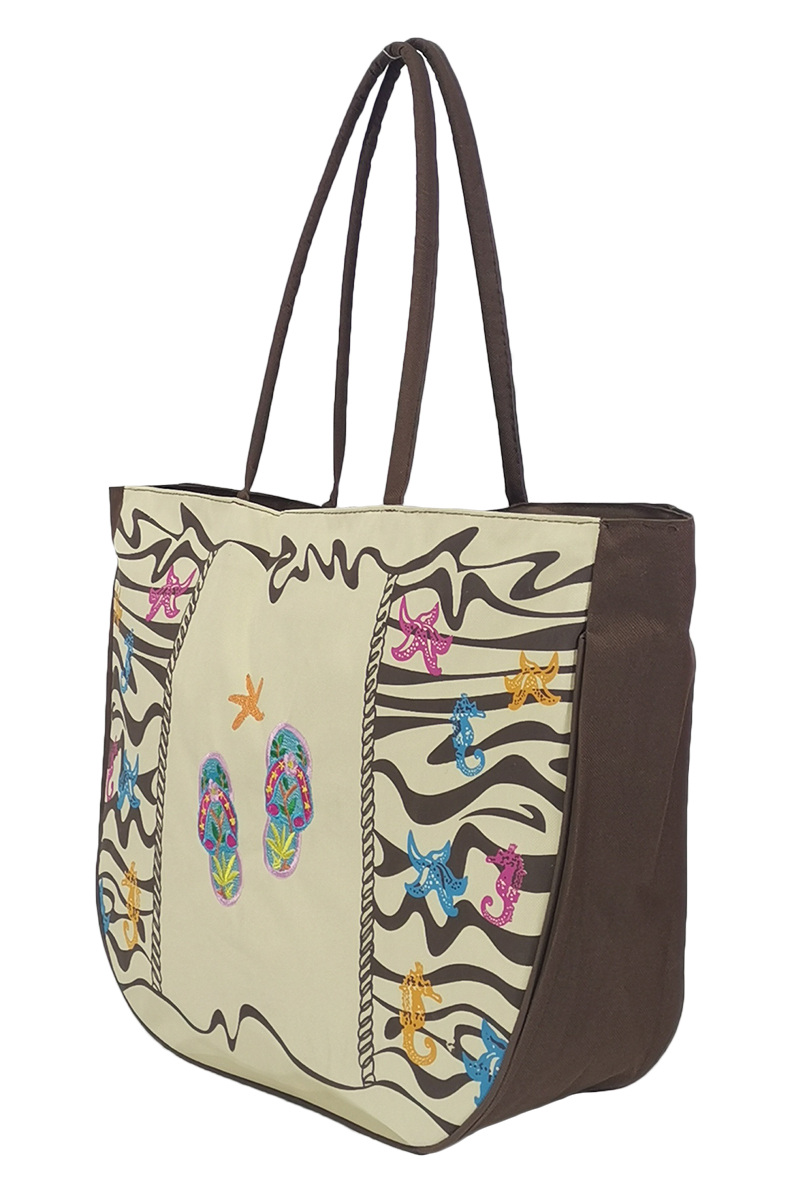 SAC / SAC DE PLAGE - Brun foncé - 3 - grand format