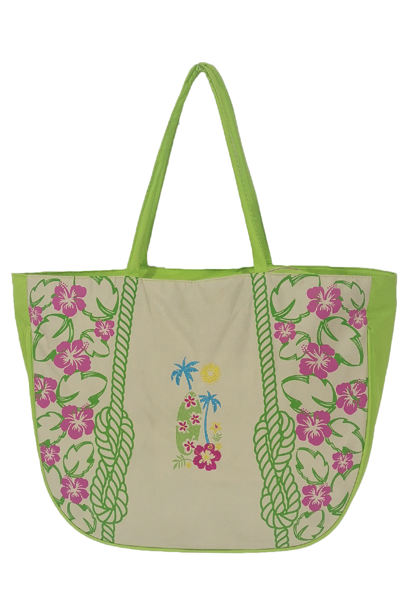SAC / SAC DE PLAGE - Vert Fluo - 1 - grand format