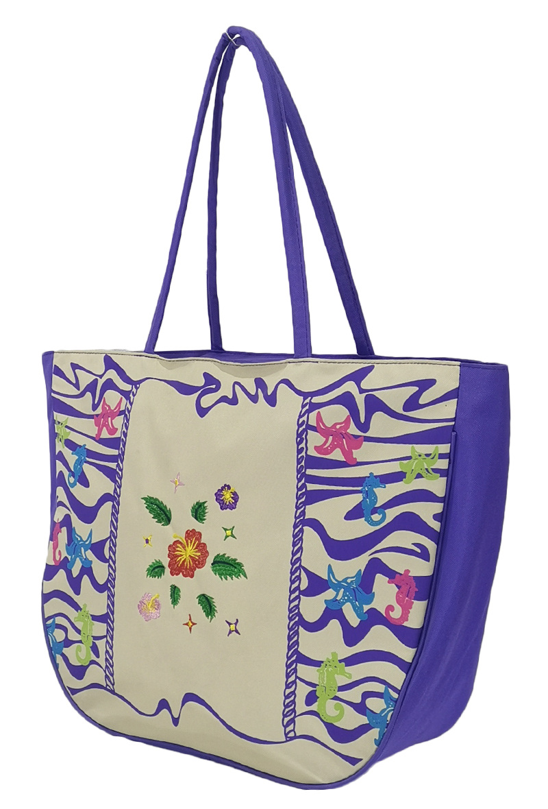 SAC / SAC DE PLAGE - Violet - 3 - grand format
