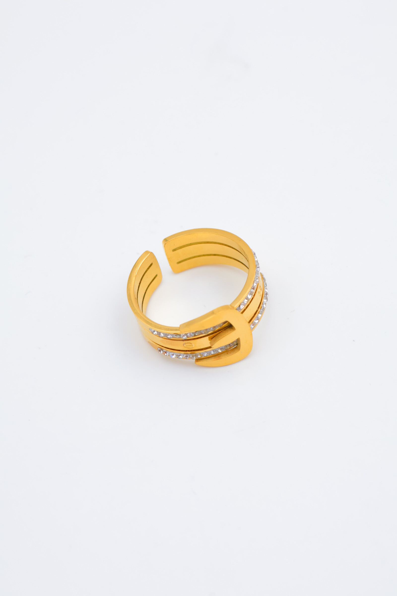 Wholesaler Beli & Jolie - Adjustable stainless steel ring