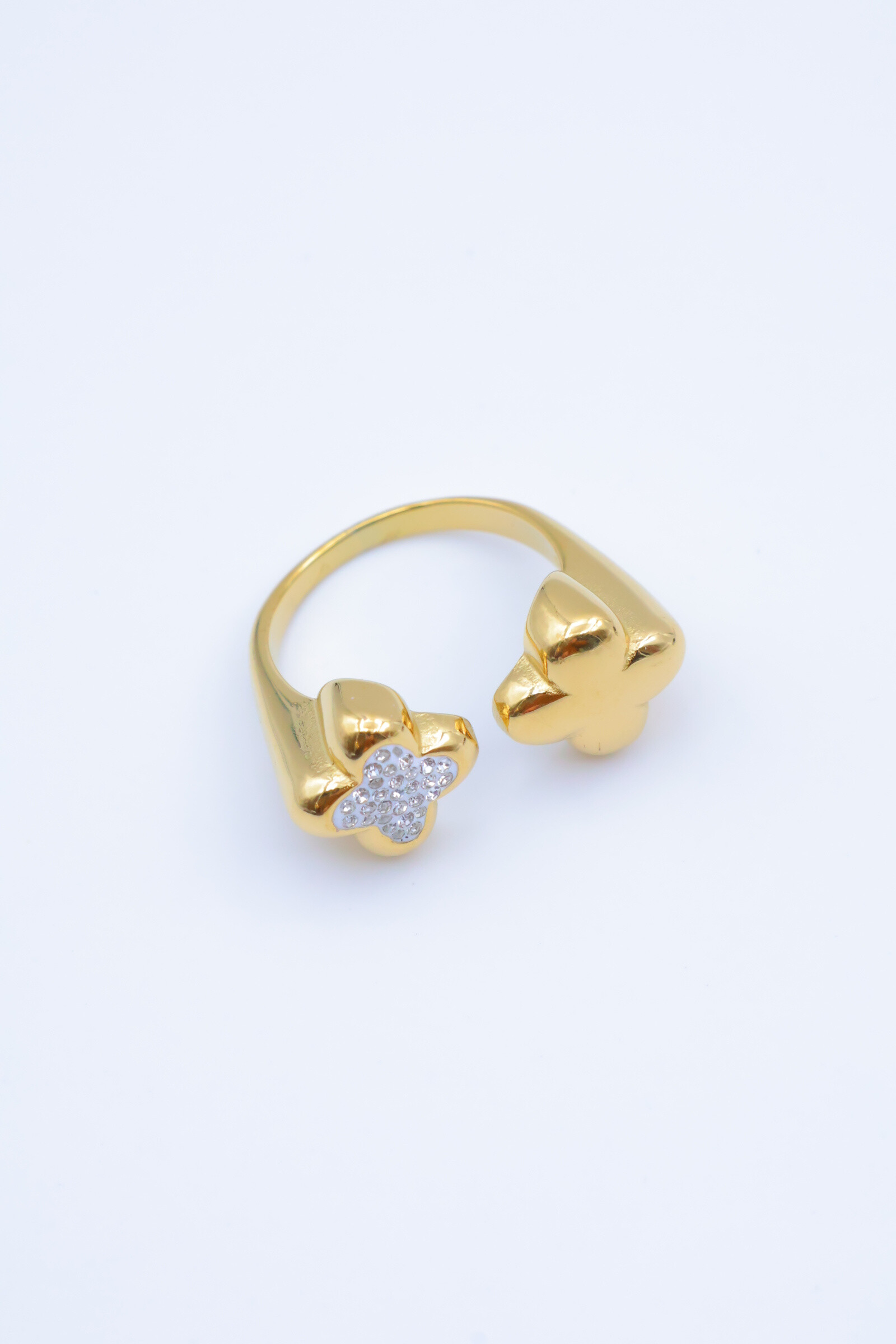 Grossista Beli & Jolie - Anello regolabile in acciaio inossidabile