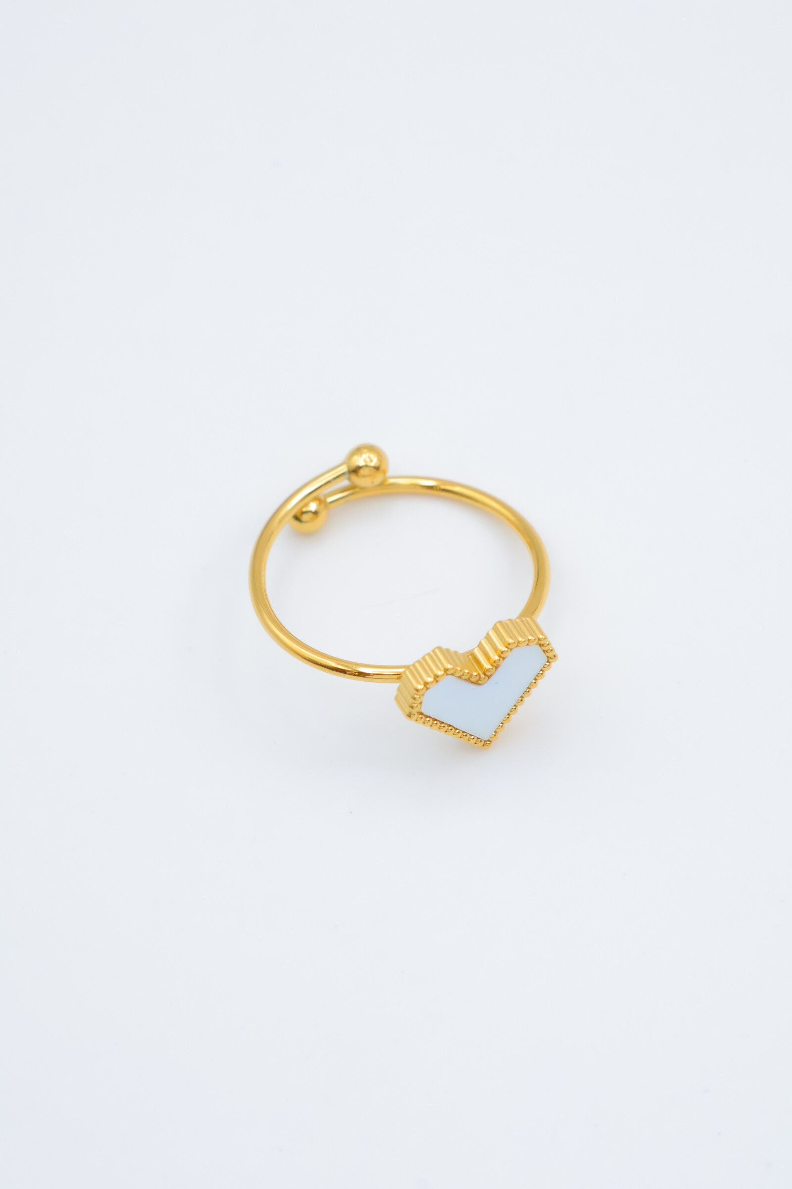Wholesaler Beli & Jolie - Adjustable stainless steel ring