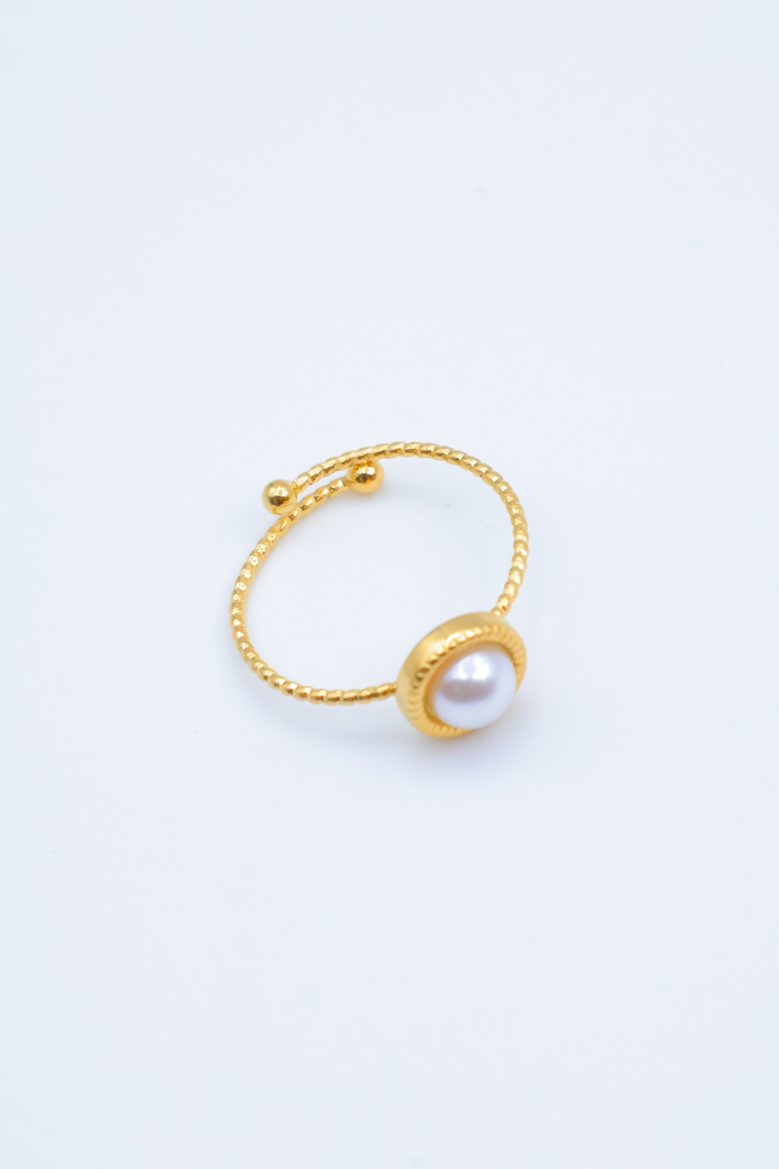 Wholesaler Beli & Jolie - Adjustable stainless steel ring