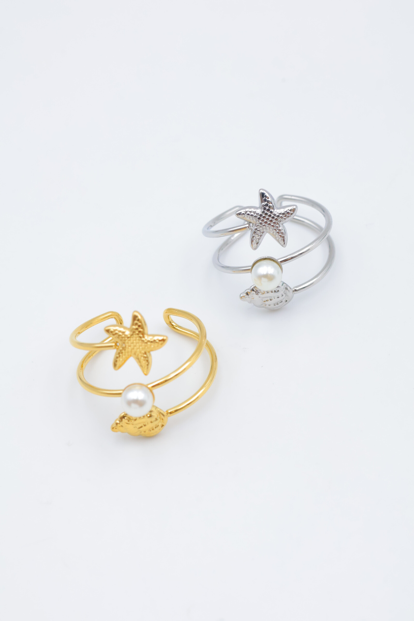 Mayorista Beli & Jolie - Anillo de acero inoxidable ajustable