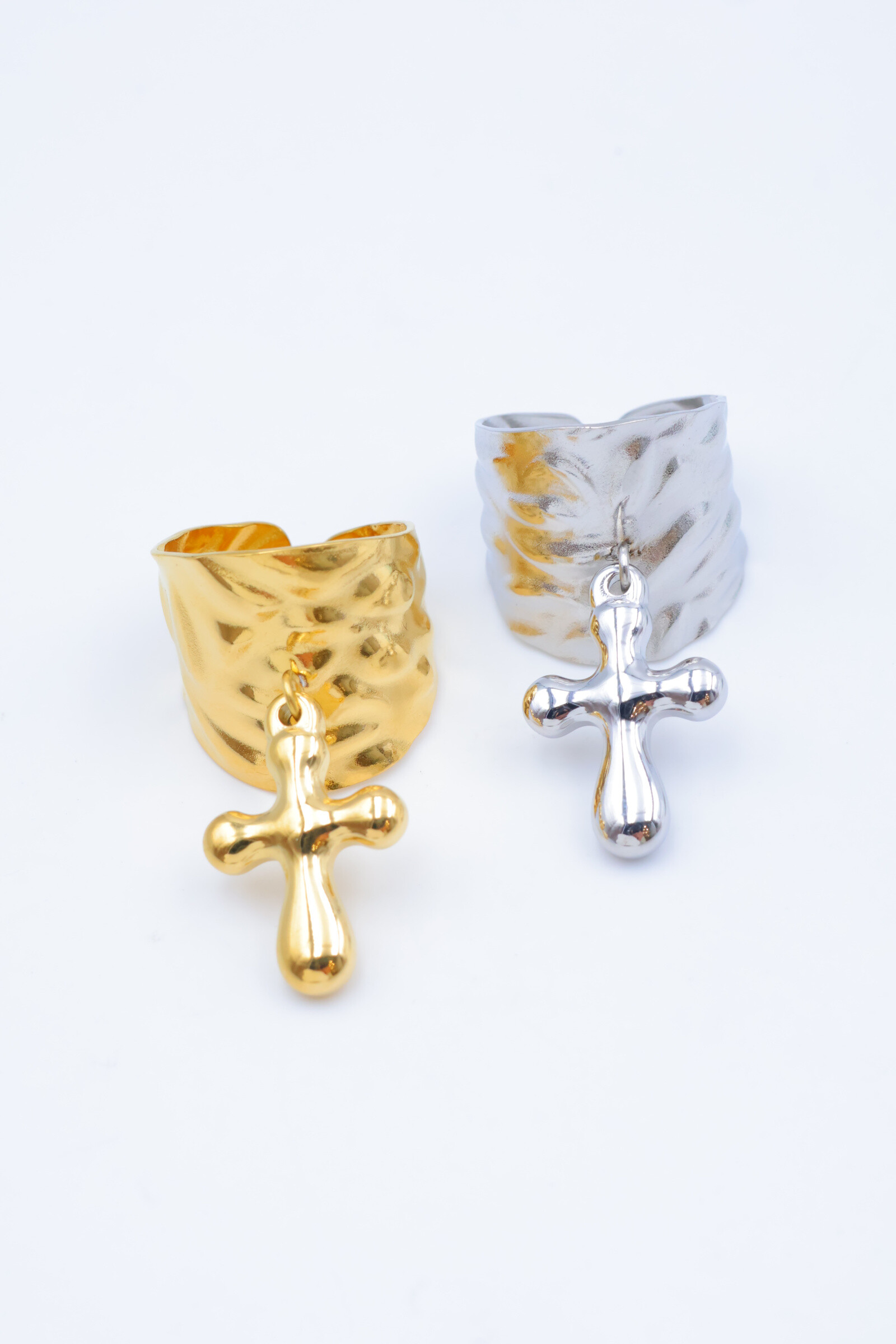 Mayorista Beli & Jolie - Anillo de acero inoxidable ajustable