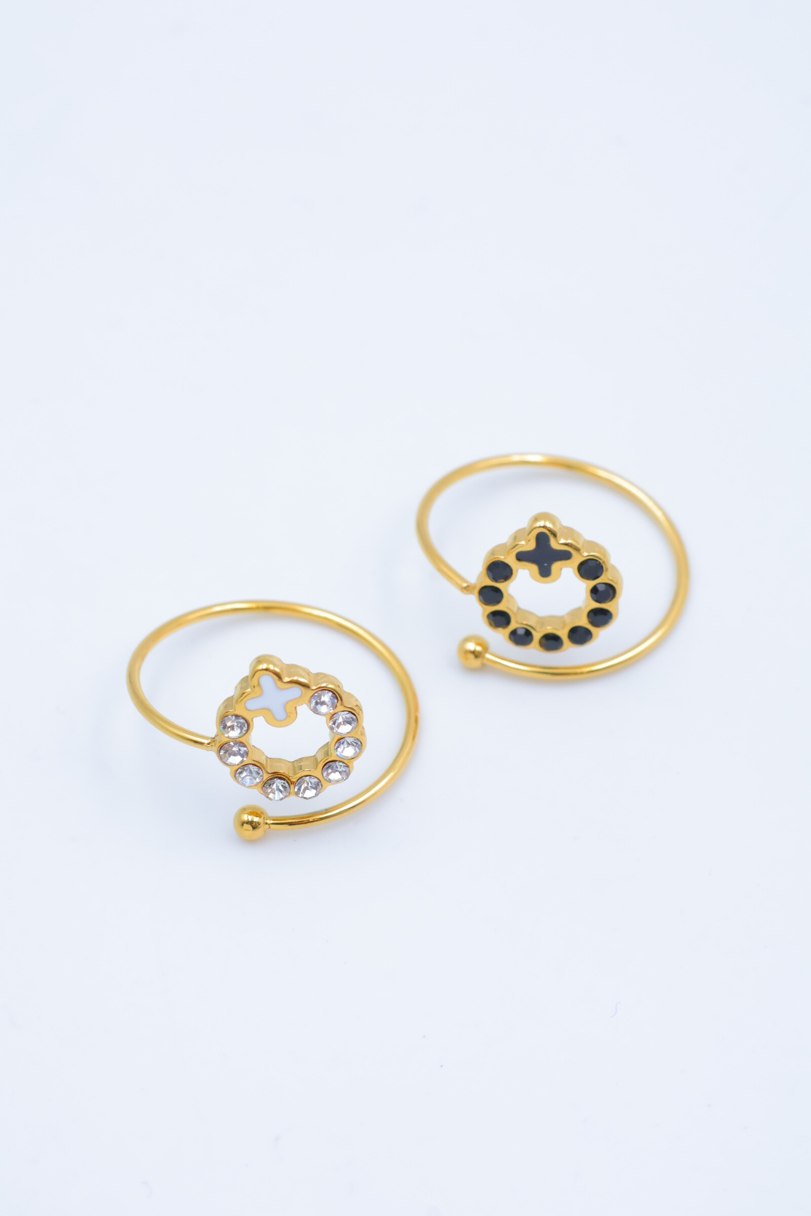 Mayorista Beli & Jolie - Anillo de acero inoxidable ajustable