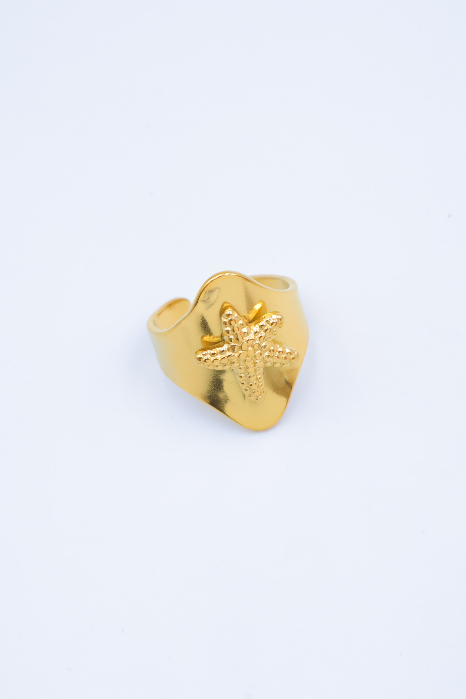 Mayorista Beli & Jolie - Anillo de acero inoxidable ajustable
