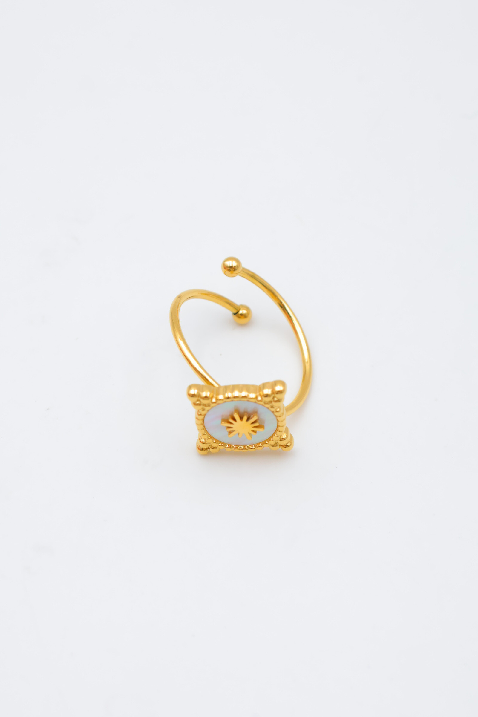 Mayorista Beli & Jolie - Anillo de acero inoxidable ajustable