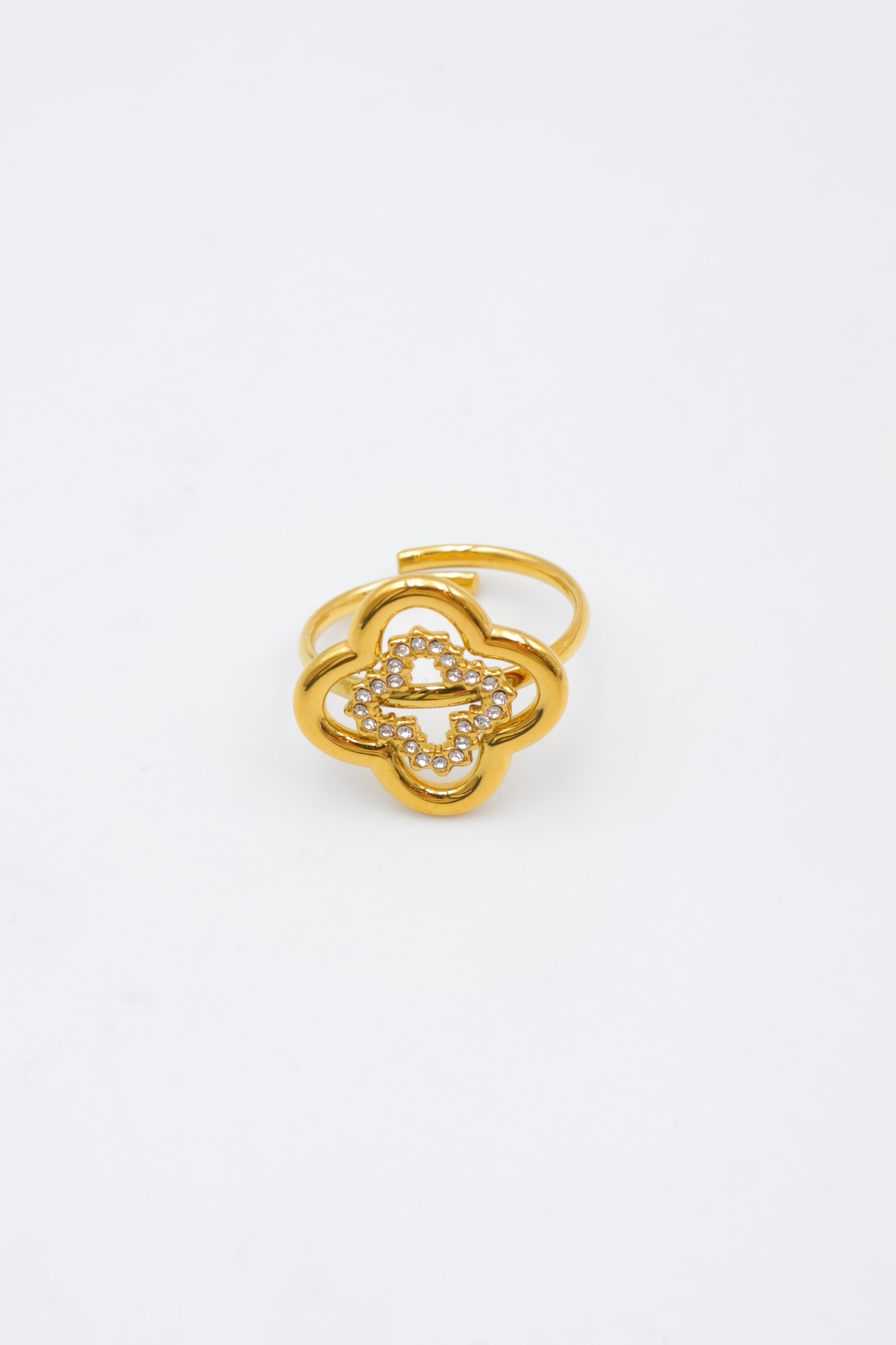Mayorista Beli & Jolie - Anillo de acero inoxidable ajustable