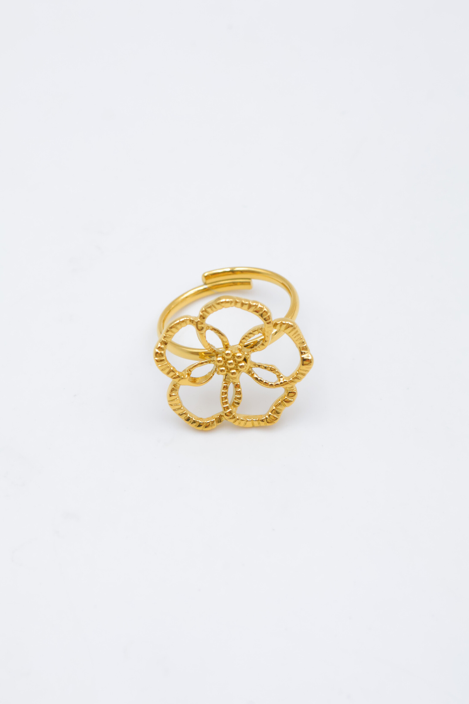 Mayorista Beli & Jolie - Anillo de acero inoxidable ajustable