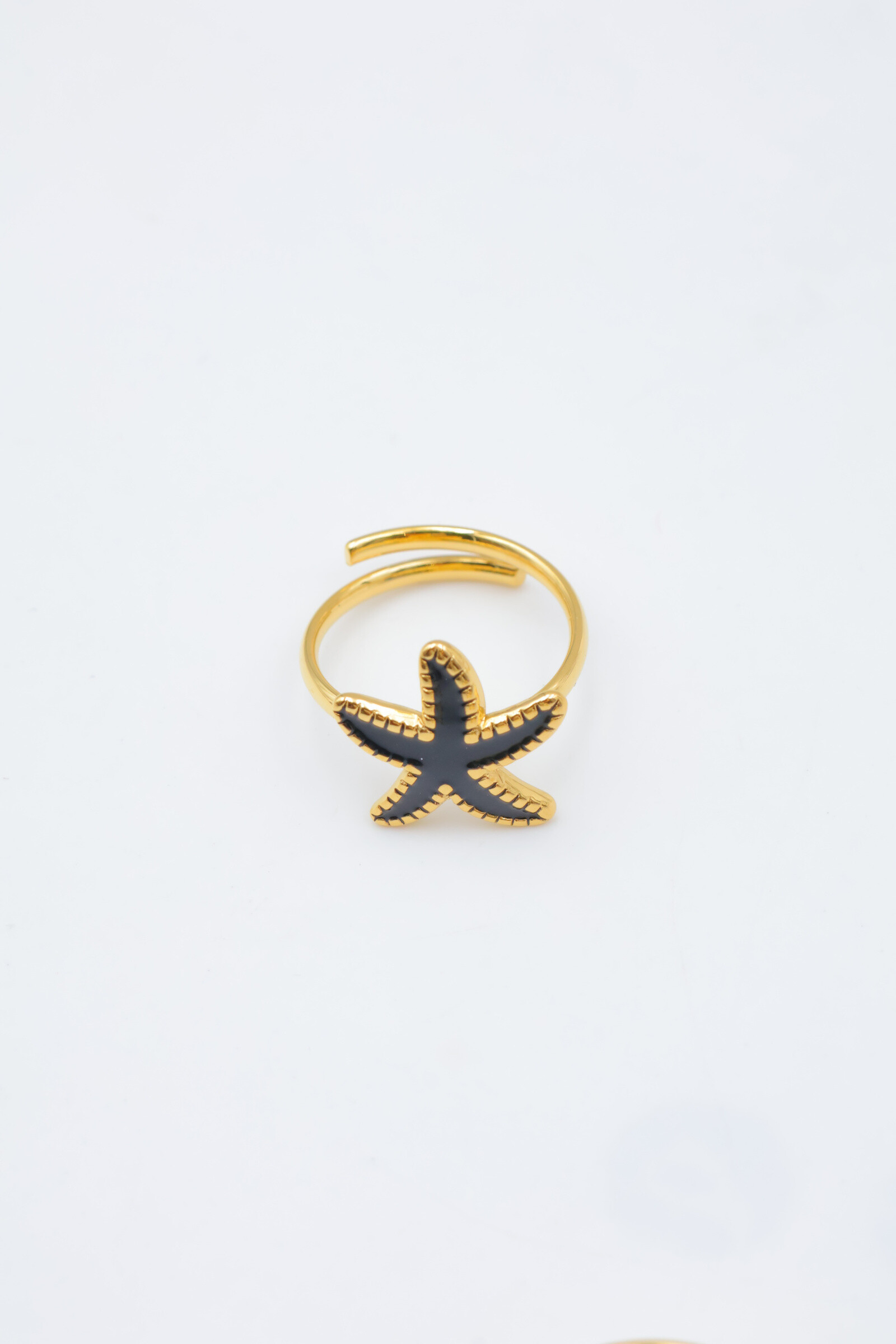 Mayorista Beli & Jolie - Anillo de acero inoxidable ajustable