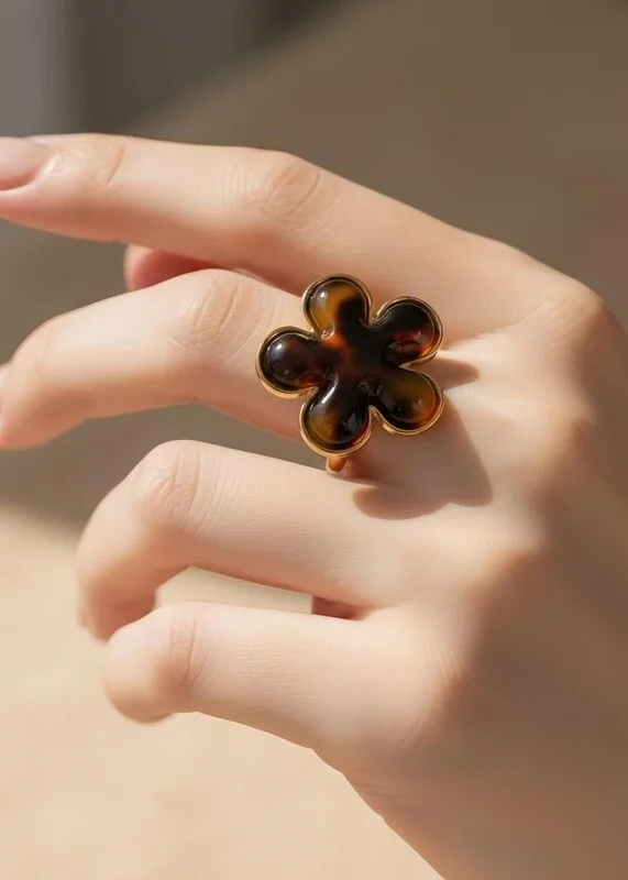 Grossiste Beli & Jolie - Bague ajustable en acier inoxydable