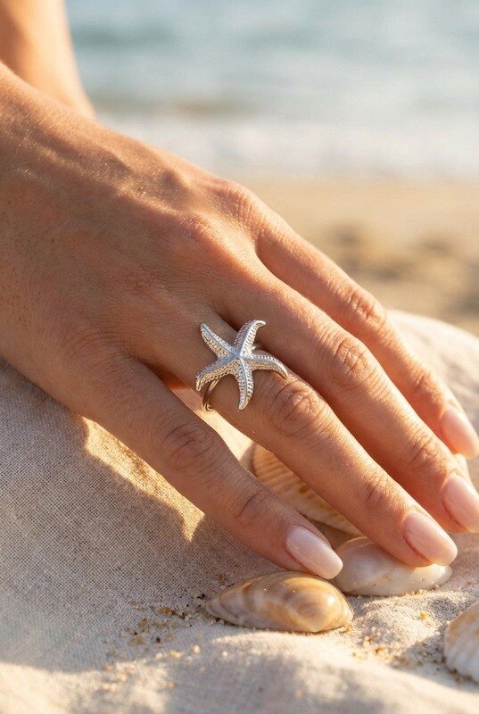 Mayorista Beli & Jolie - Anillo de acero inoxidable ajustable