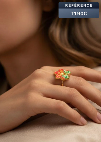 Wholesaler Beli & Jolie - Adjustable stainless steel ring